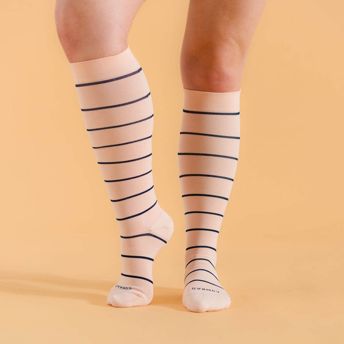 Knee-High Compression Socks - 3 Pack Stripes Knee-High Compression Socks - 3 Pack Stripes