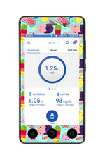 Kawaii Sweets Sticker for Omnipod DASH® PDM – Pump Peelz Kawaii Sweets Sticker for Omnipod DASH® PDM – Pump Peelz