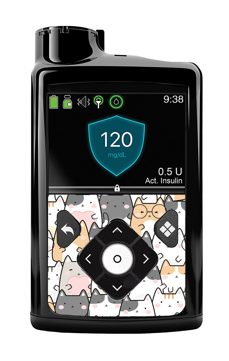 Kitty Cartoon for Medtronic MiniMed 770G & 780G Kitty Cartoon for Medtronic MiniMed 770G & 780G