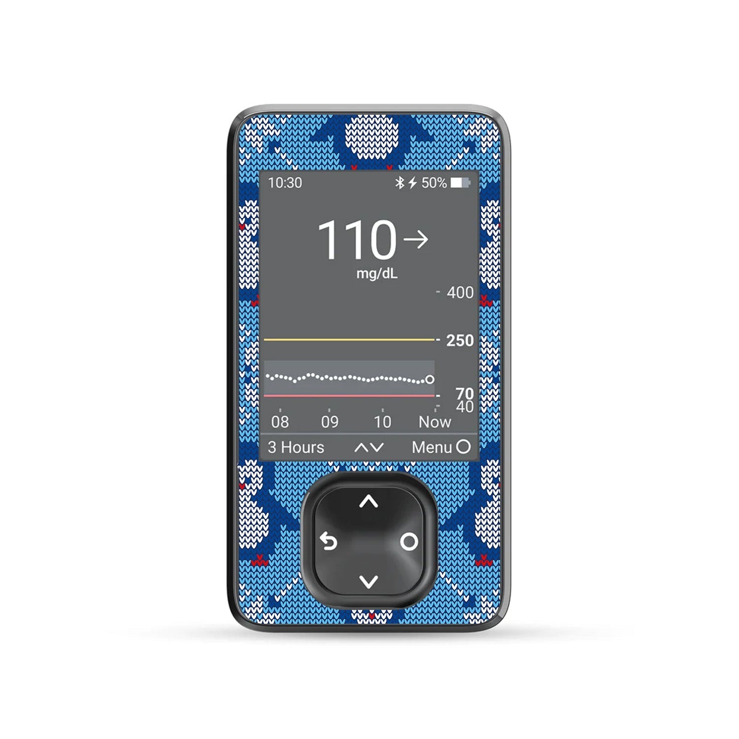 Knitted Penguins DEXCOM G7 and Stelo and G6 Touchscreen Receiver Sticker Knitted Penguins DEXCOM G7 and Stelo and G6 Touchscreen Receiver Sticker