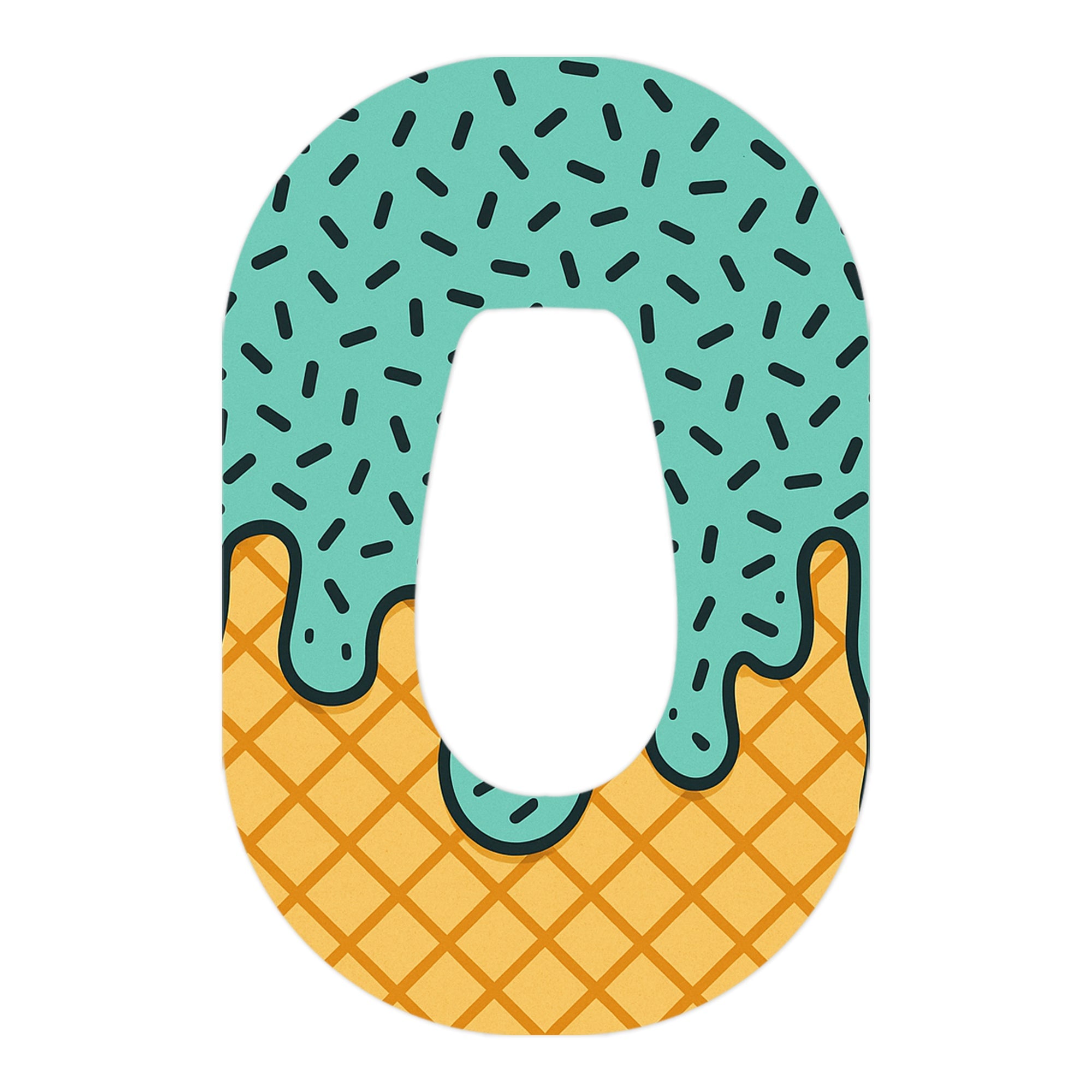 Ice Cream Social Dexcom G6 Patch Tape - Pump Peelz Ice Cream Social Dexcom G6 Patch Tape - Pump Peelz