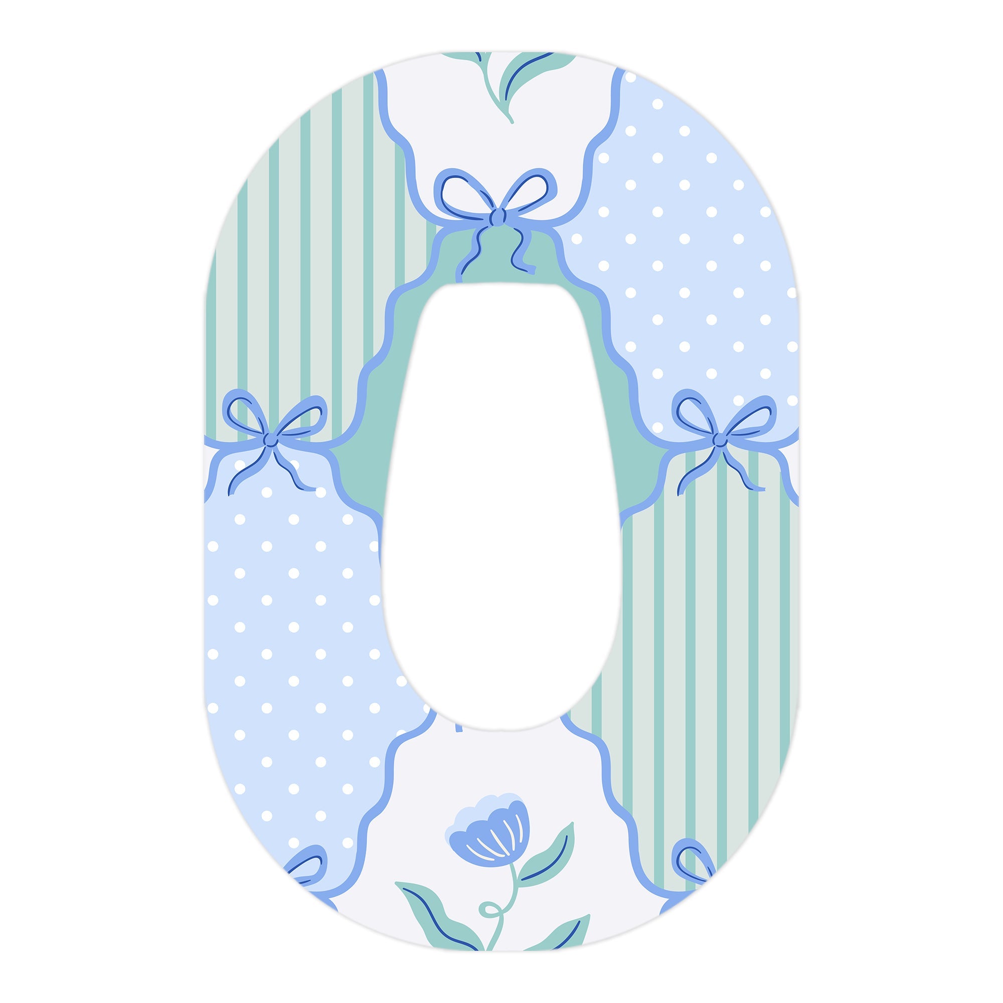 Cottage Bows Dexcom G6 Patch Tape - Pump Peelz Cottage Bows Dexcom G6 Patch Tape - Pump Peelz