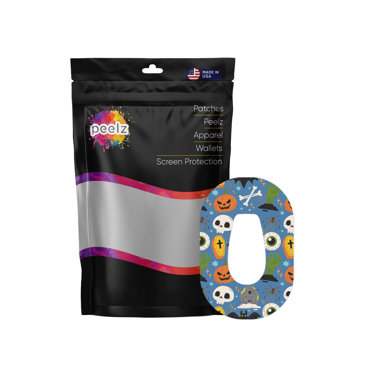 Spooky Night Dexcom G6 Patch Tape - Pump Peelz Spooky Night Dexcom G6 Patch Tape - Pump Peelz