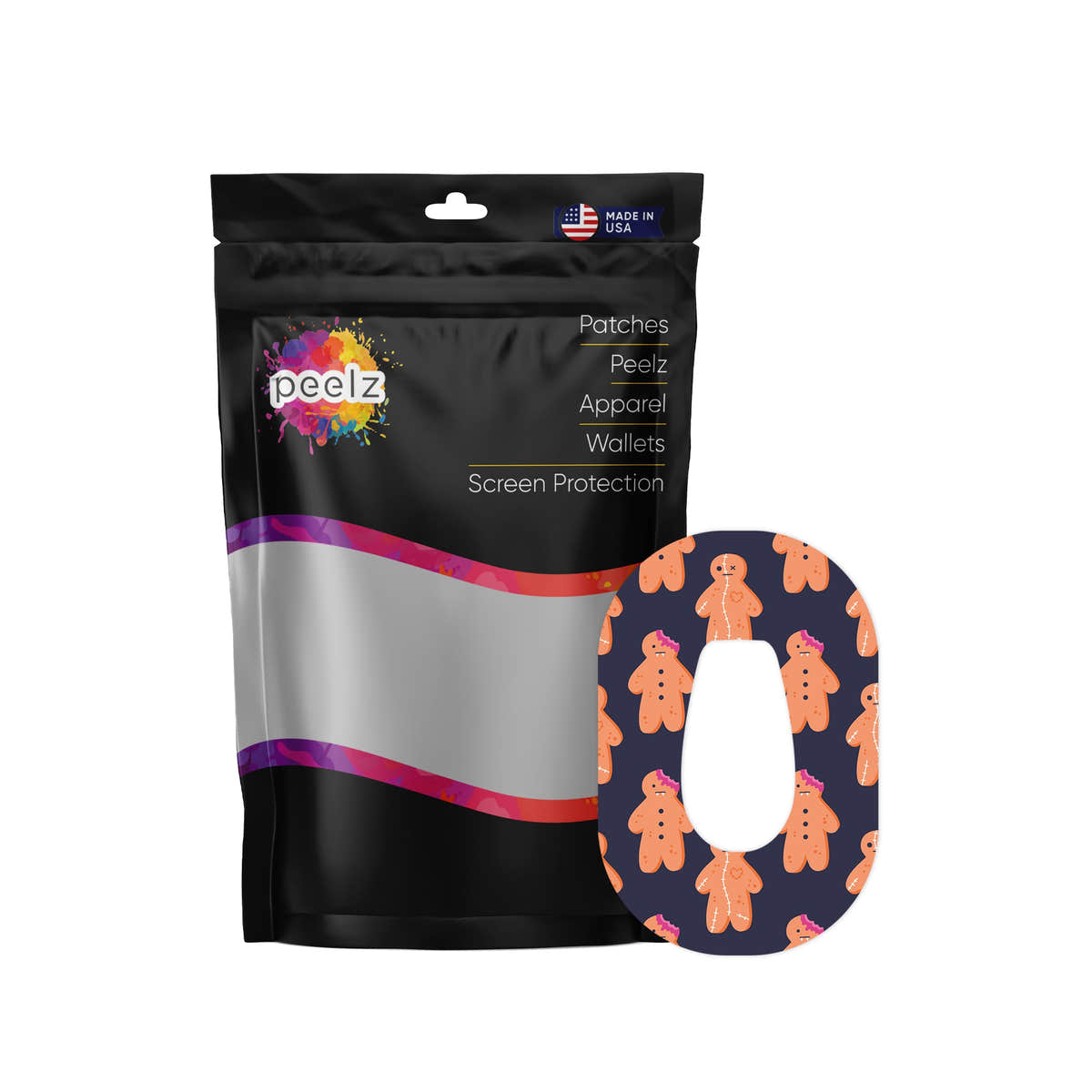 Zombie Cookies Dexcom G6 Patch Tape - Pump Peelz Zombie Cookies Dexcom G6 Patch Tape - Pump Peelz