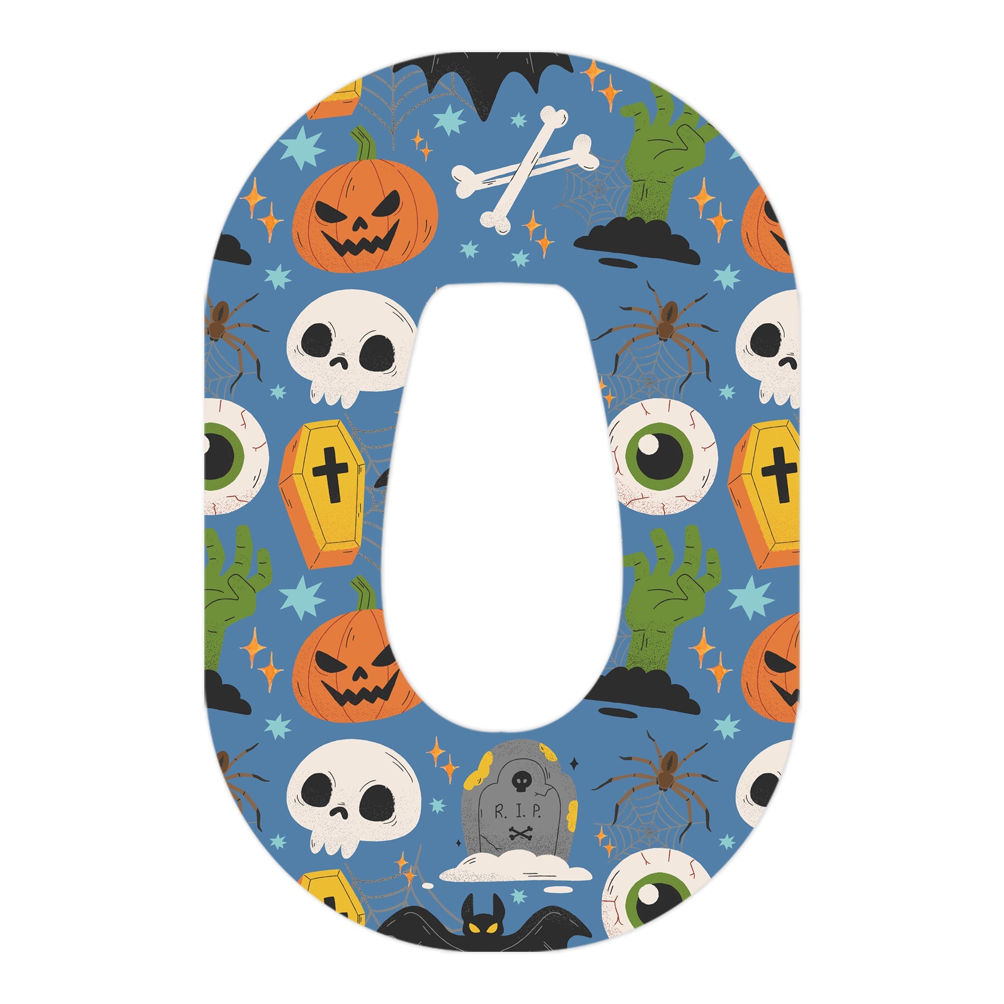 Spooky Night Dexcom G6 Patch Tape - Pump Peelz Spooky Night Dexcom G6 Patch Tape - Pump Peelz