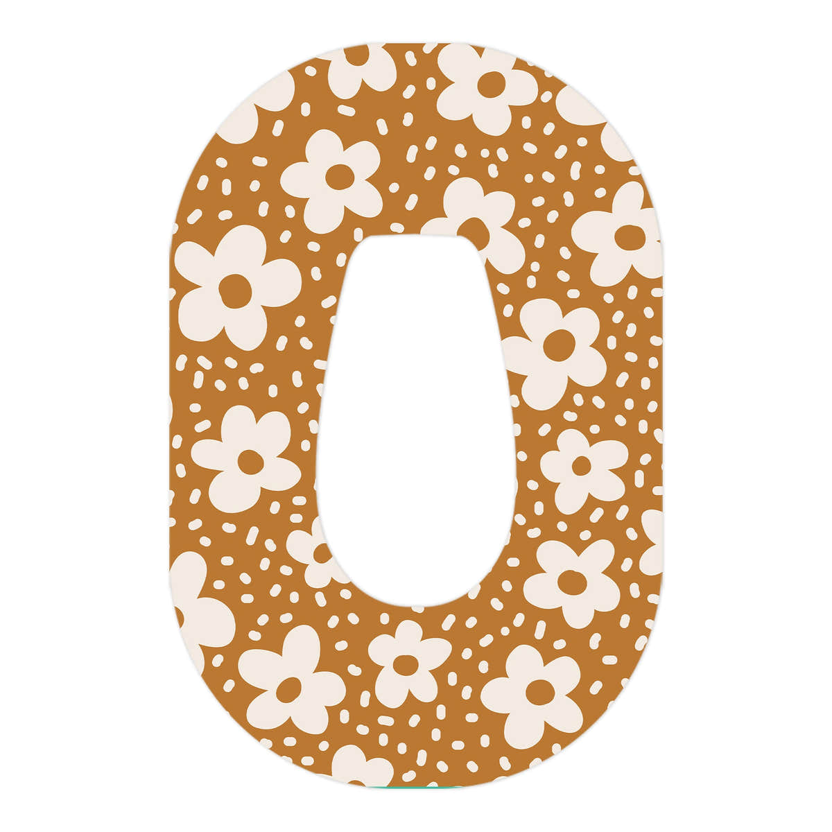 Caramel Daisies Dexcom G6 Patch Tape - Pump Peelz Caramel Daisies Dexcom G6 Patch Tape - Pump Peelz