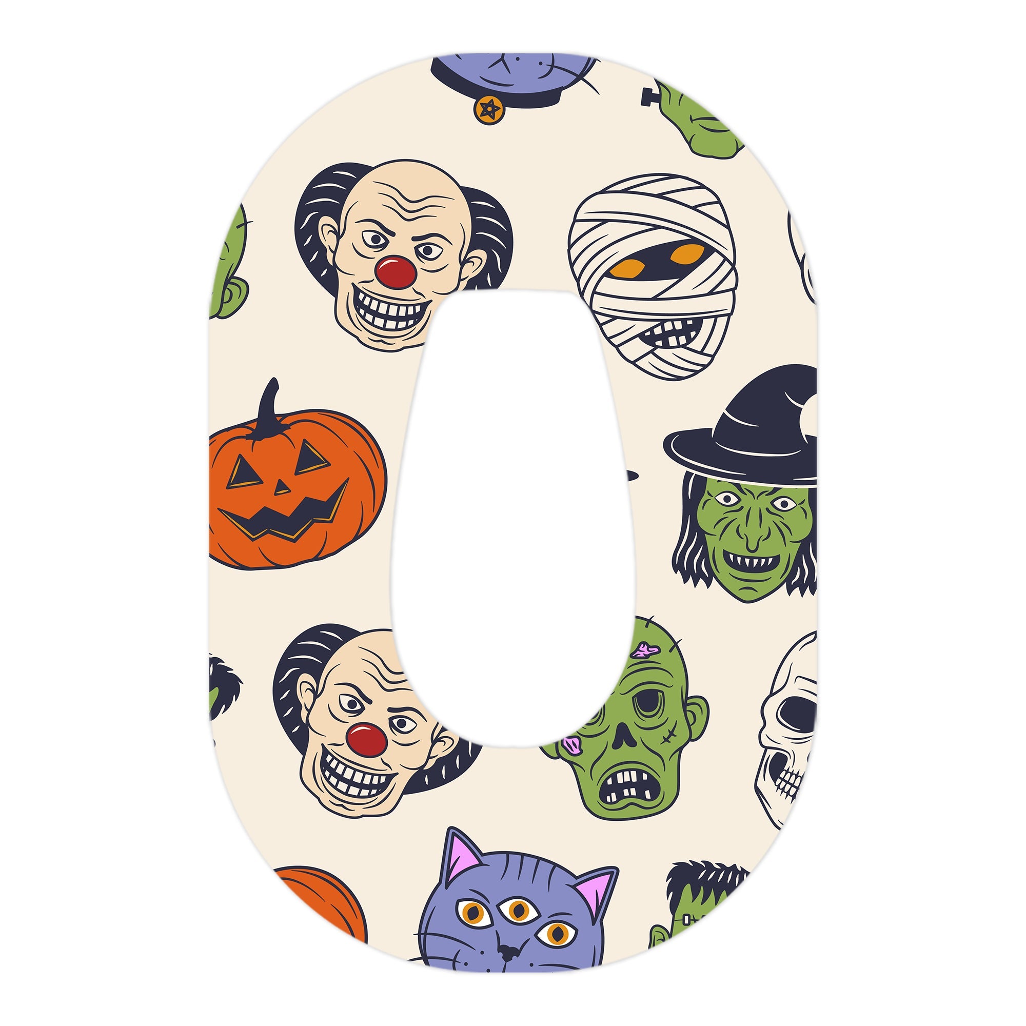 Monster Mash Dexcom G6 Patch Tape - Pump Peelz Monster Mash Dexcom G6 Patch Tape - Pump Peelz