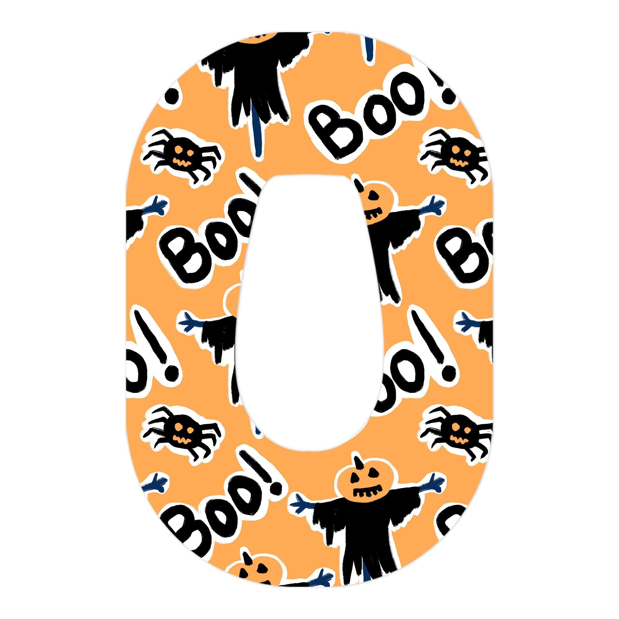 Pumpkin Boo Dexcom G6 Patch Tape - Pump Peelz Pumpkin Boo Dexcom G6 Patch Tape - Pump Peelz