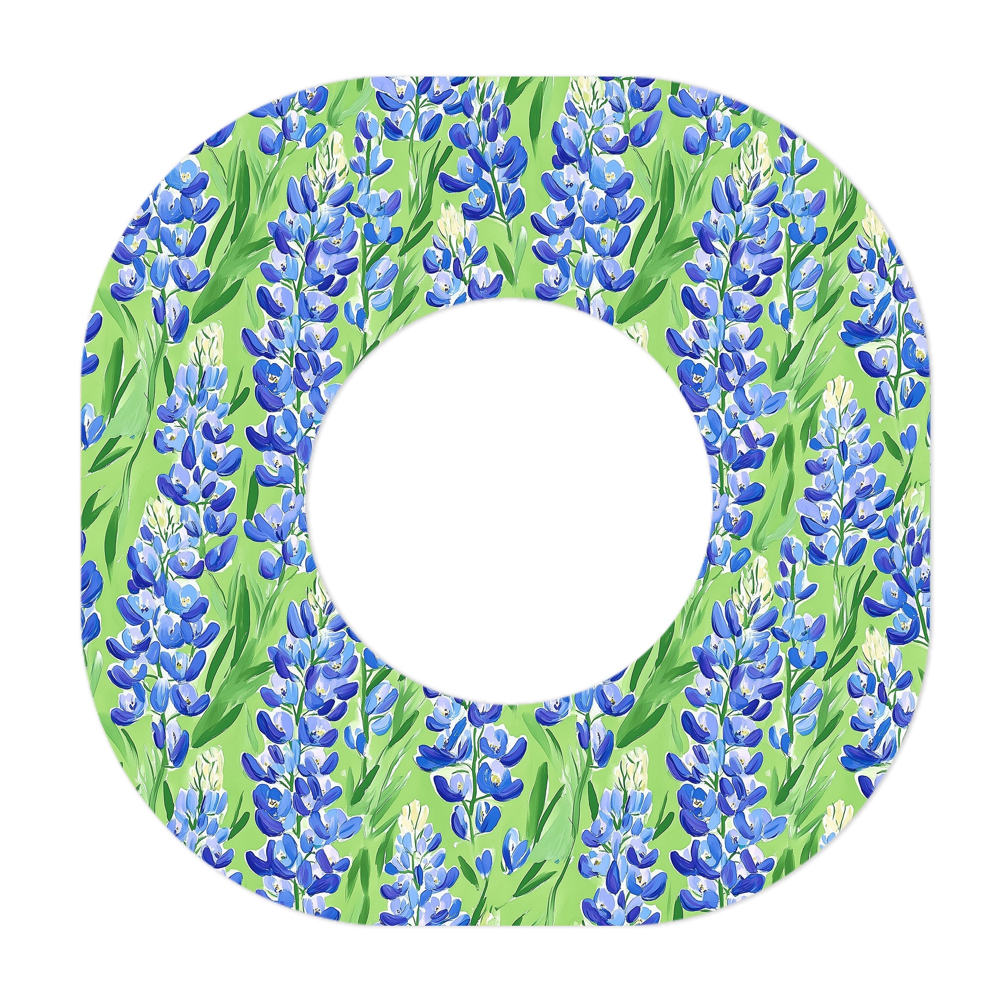 Blue Blooms Dexcom G7 and Stelo Patch Tape - Pump Peelz Blue Blooms Dexcom G7 and Stelo Patch Tape - Pump Peelz