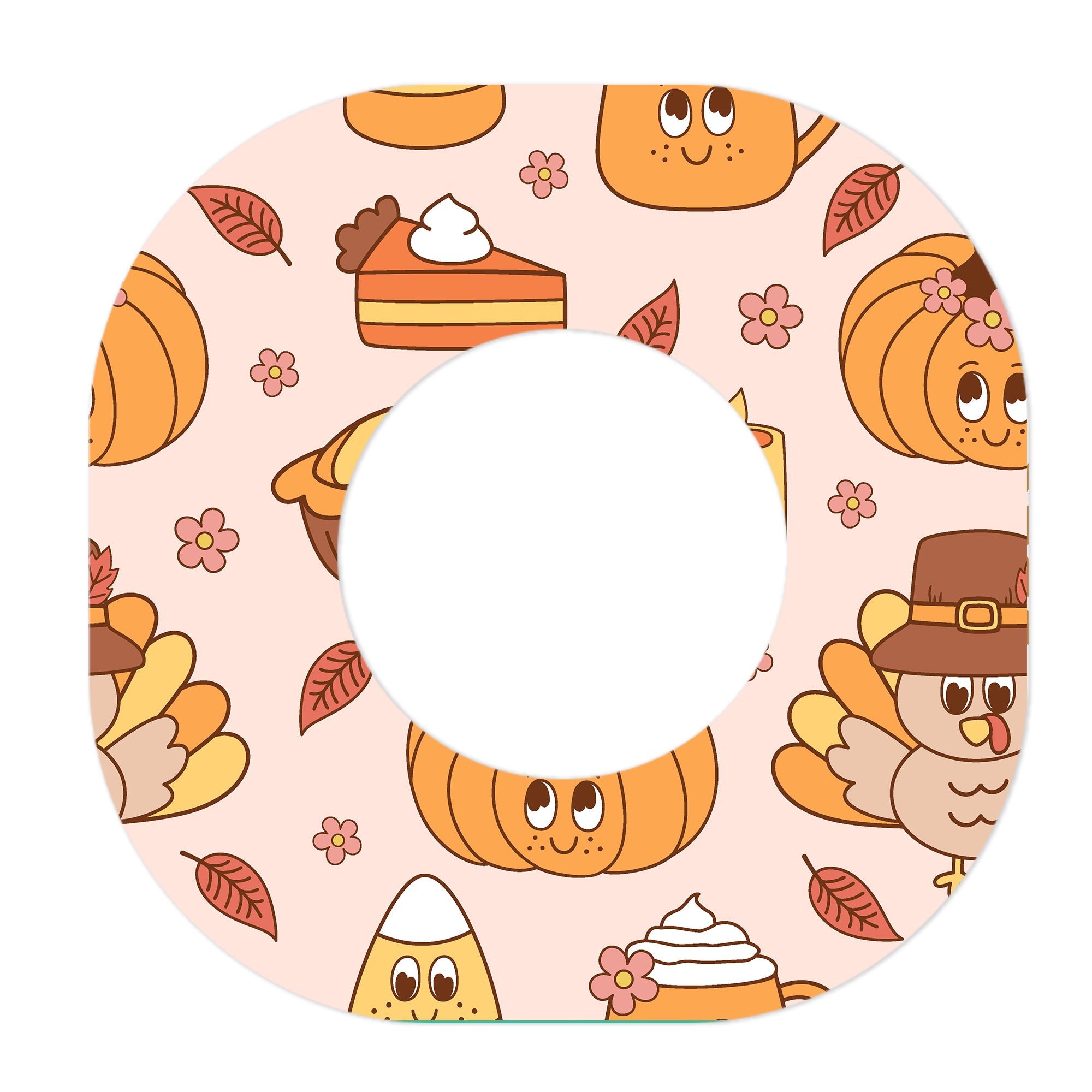 Cozy Harvest Dexcom G7 and Stelo Patch Tape - Pump Peelz Cozy Harvest Dexcom G7 and Stelo Patch Tape - Pump Peelz