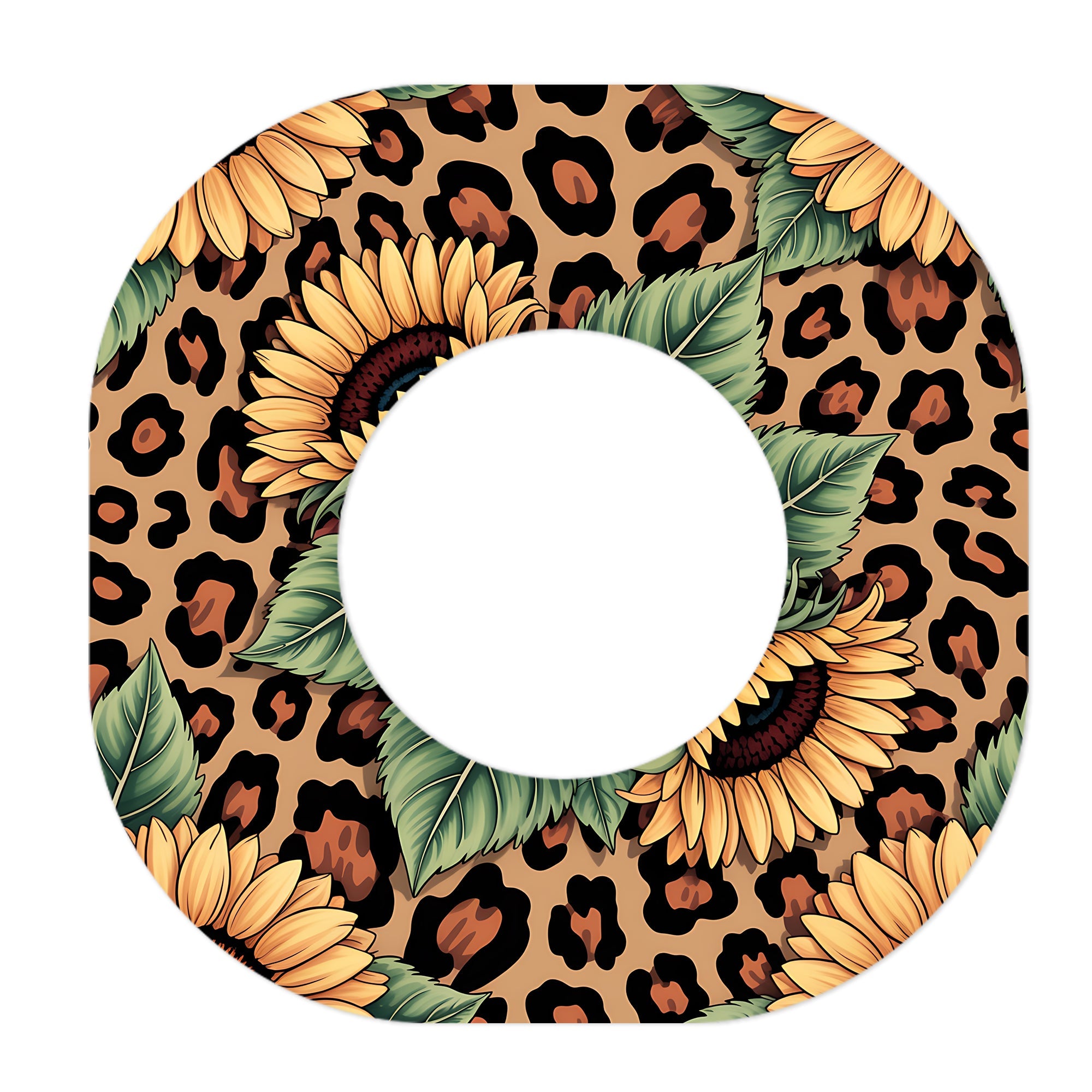 Wild Sunflower Dexcom G7 and Stelo Patch Tape - Pump Peelz Wild Sunflower Dexcom G7 and Stelo Patch Tape - Pump Peelz