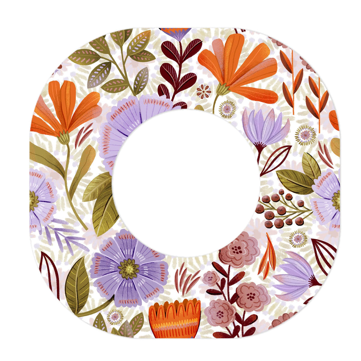 Autumn Meadow Dexcom G7 and Stelo Patch Tape - Pump Peelz Autumn Meadow Dexcom G7 and Stelo Patch Tape - Pump Peelz