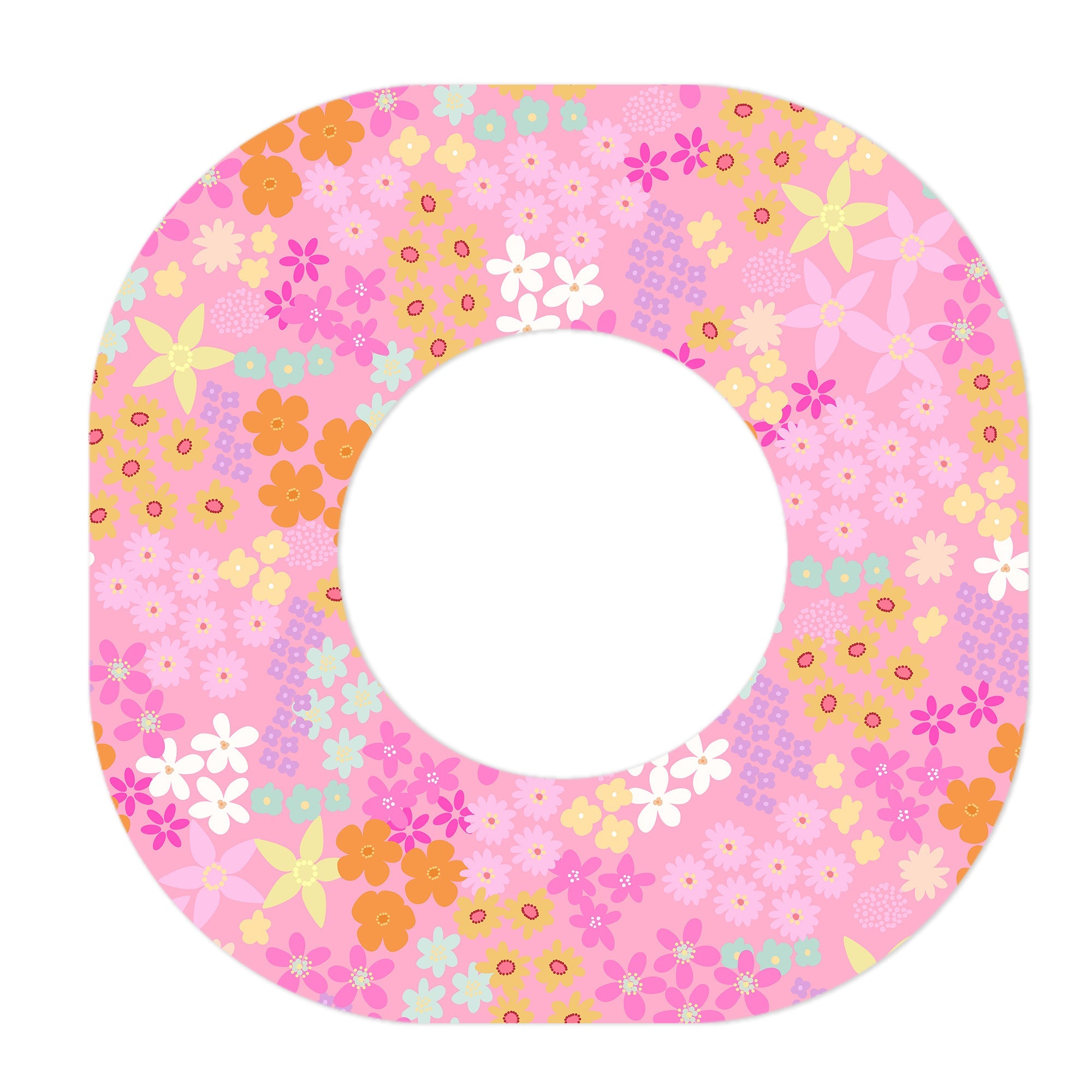 Pink Petals Dexcom G7 and Stelo Patch Tape - Pump Peelz Pink Petals Dexcom G7 and Stelo Patch Tape - Pump Peelz