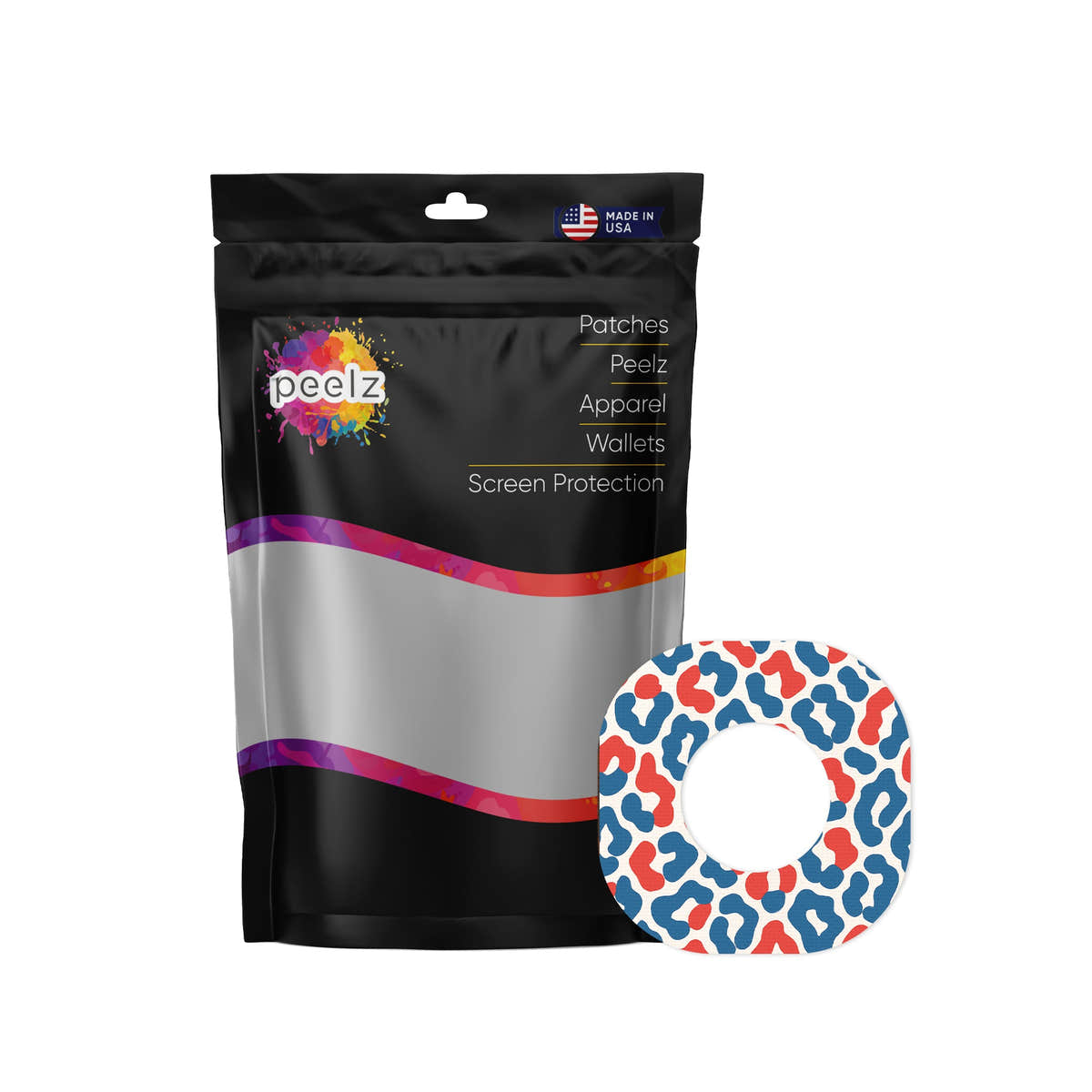 Freedom Fur Dexcom G7 and Stelo Patch Tape - Pump Peelz Freedom Fur Dexcom G7 and Stelo Patch Tape - Pump Peelz