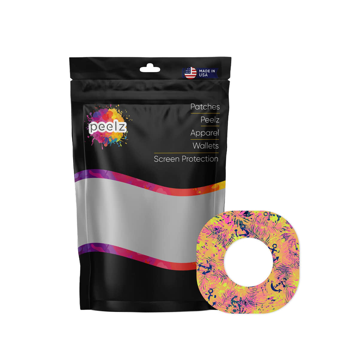 Electric Island Dexcom G7 and Stelo Patch Tape - Pump Peelz Electric Island Dexcom G7 and Stelo Patch Tape - Pump Peelz