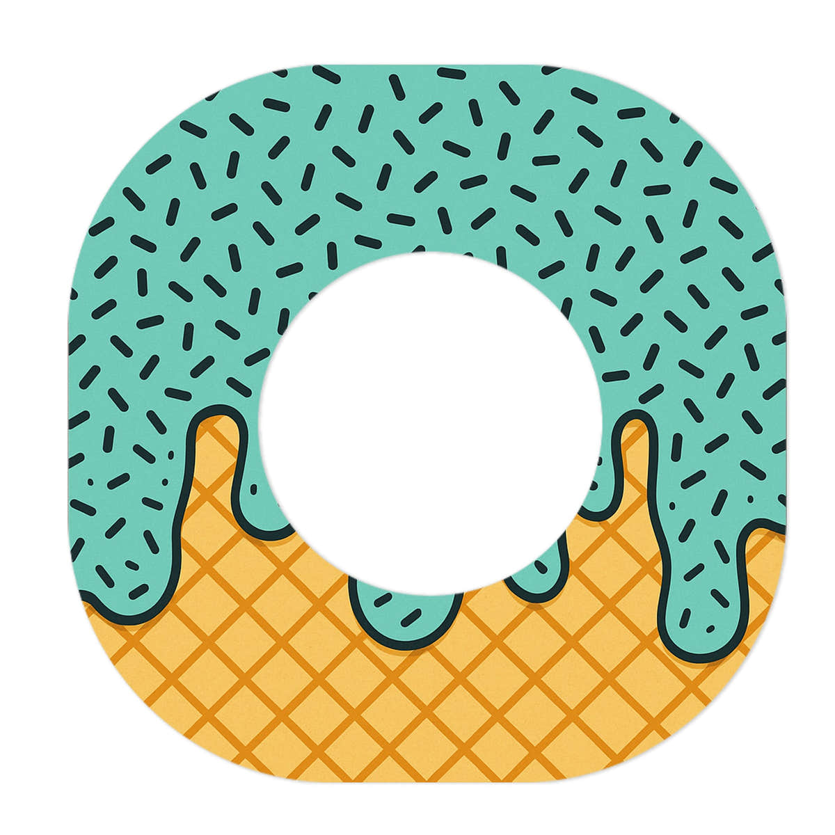 Ice Cream Social Dexcom G7 and Stelo Patch Tape - Pump Peelz Ice Cream Social Dexcom G7 and Stelo Patch Tape - Pump Peelz