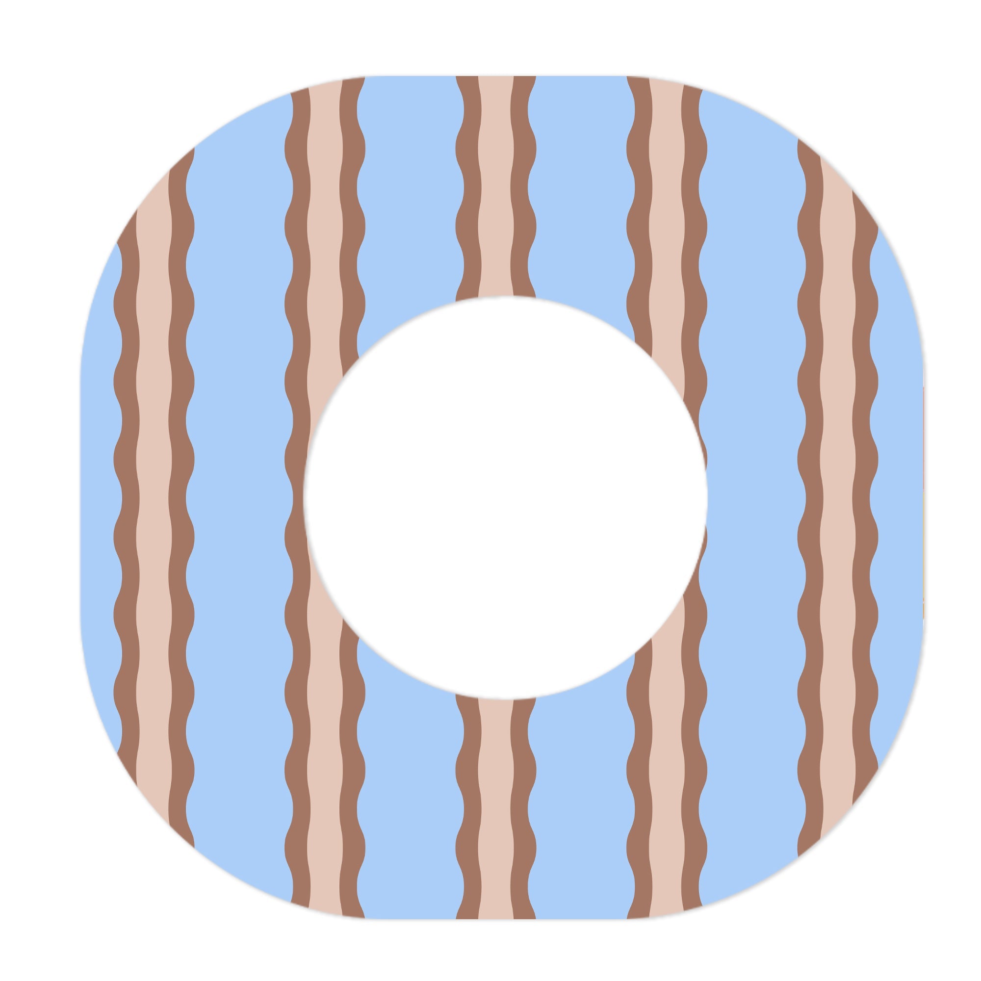 Boardwalk Waves Dexcom G7 and Stelo Patch Tape - Pump Peelz Boardwalk Waves Dexcom G7 and Stelo Patch Tape - Pump Peelz