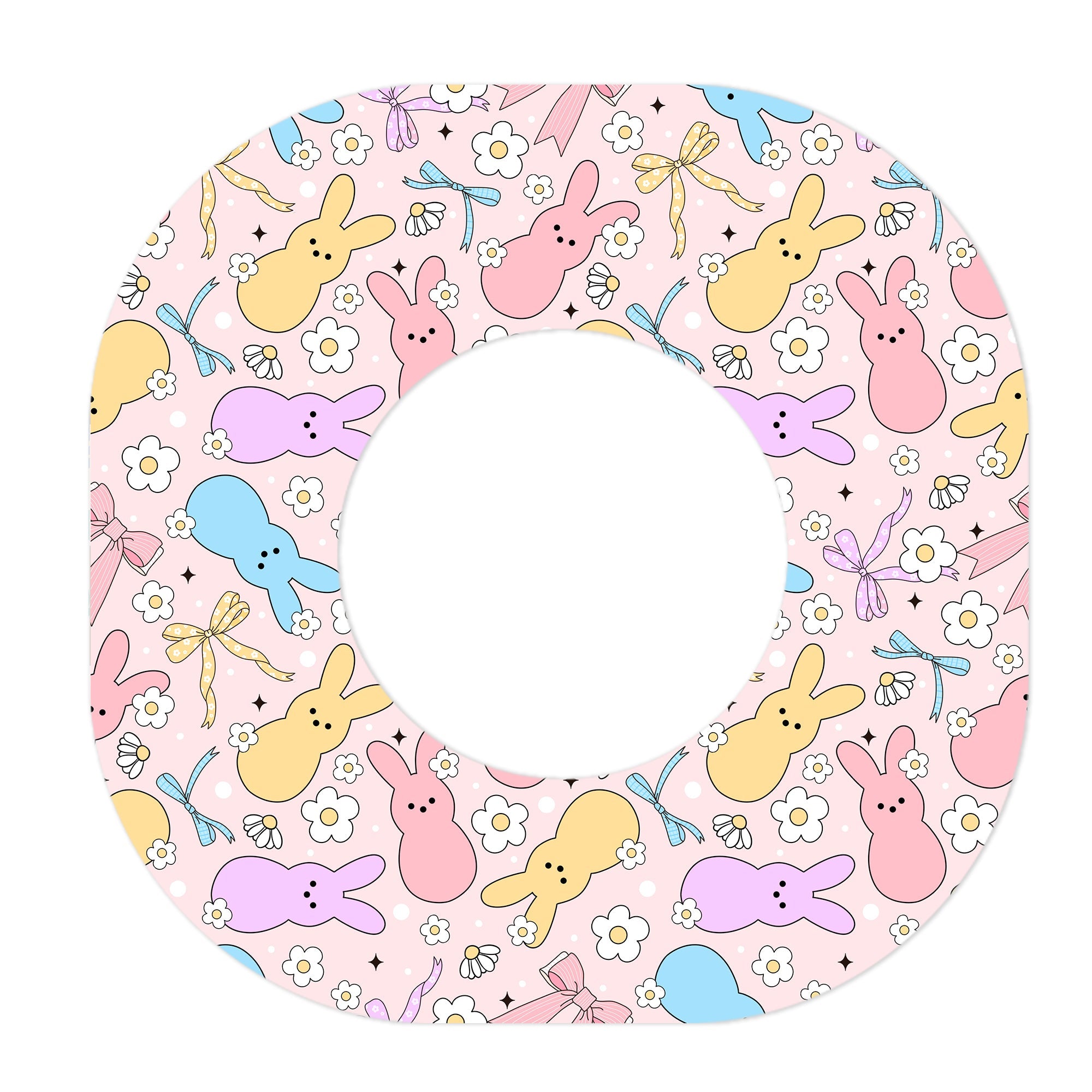 Hoppy Spring Dexcom G7 and Stelo Patch Tape - Pump Peelz Hoppy Spring Dexcom G7 and Stelo Patch Tape - Pump Peelz