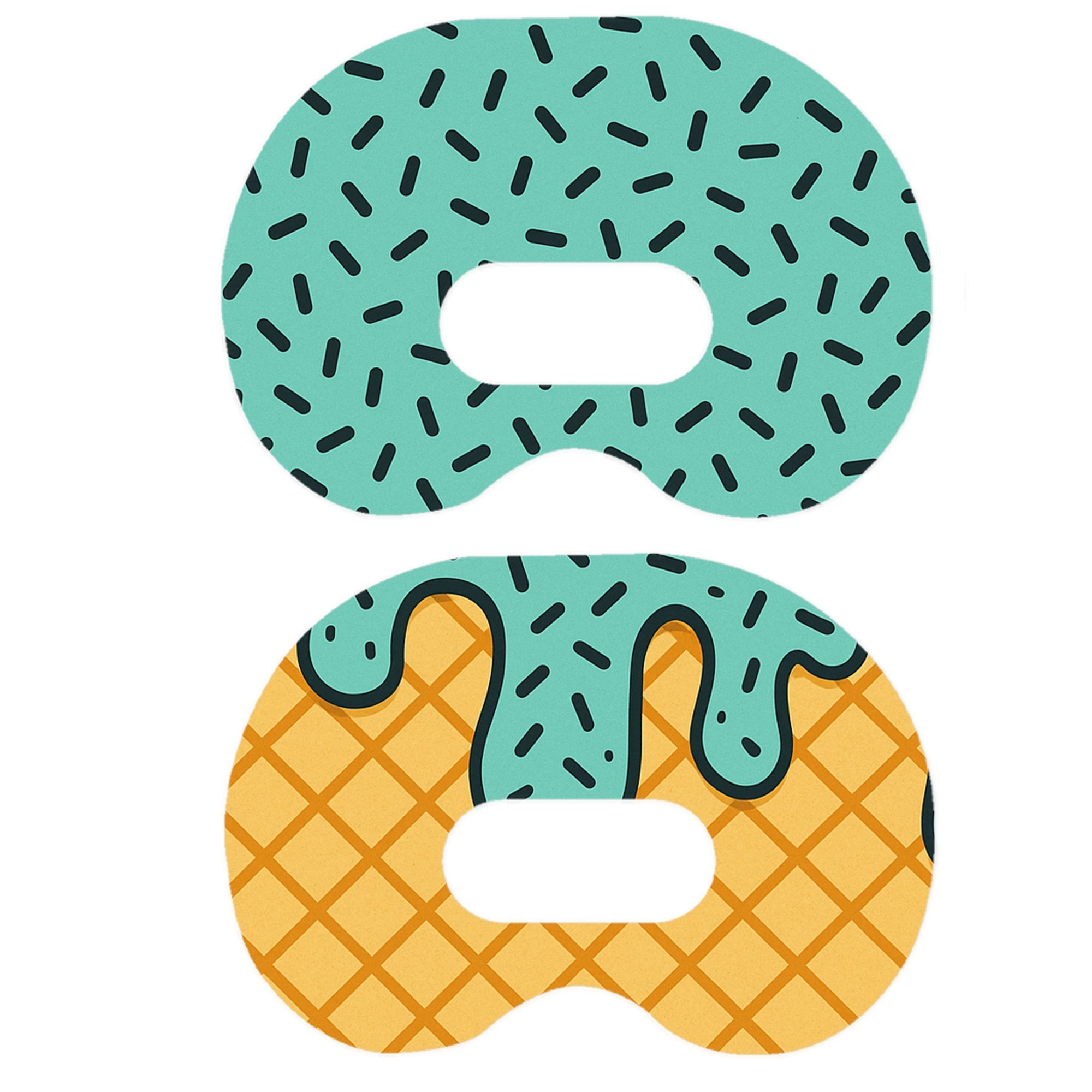 Ice Cream Social Medtronic Guardian Connect Patch Tape - Pump Peelz Ice Cream Social Medtronic Guardian Connect Patch Tape - Pump Peelz