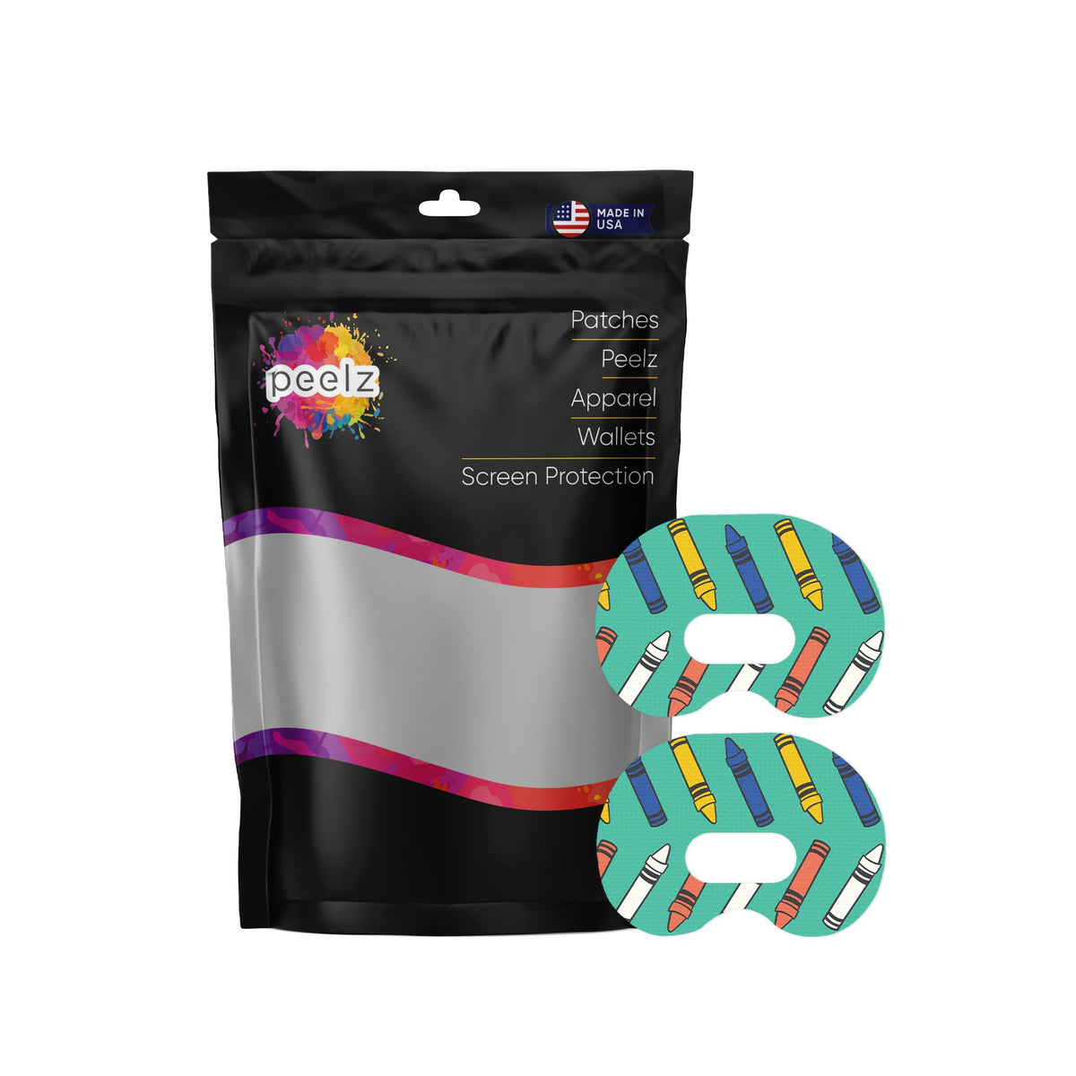 Crayon Pop Medtronic Guardian Connect Patch Tape - Pump Peelz Crayon Pop Medtronic Guardian Connect Patch Tape - Pump Peelz