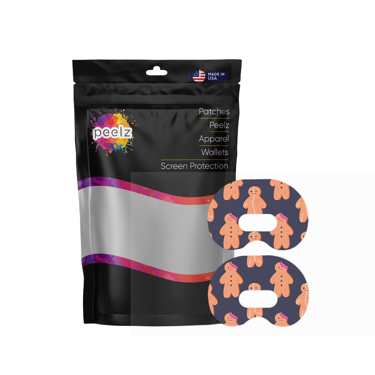 Zombie Cookies Medtronic Guardian Connect Patch Tape - Pump Peelz Zombie Cookies Medtronic Guardian Connect Patch Tape - Pump Peelz