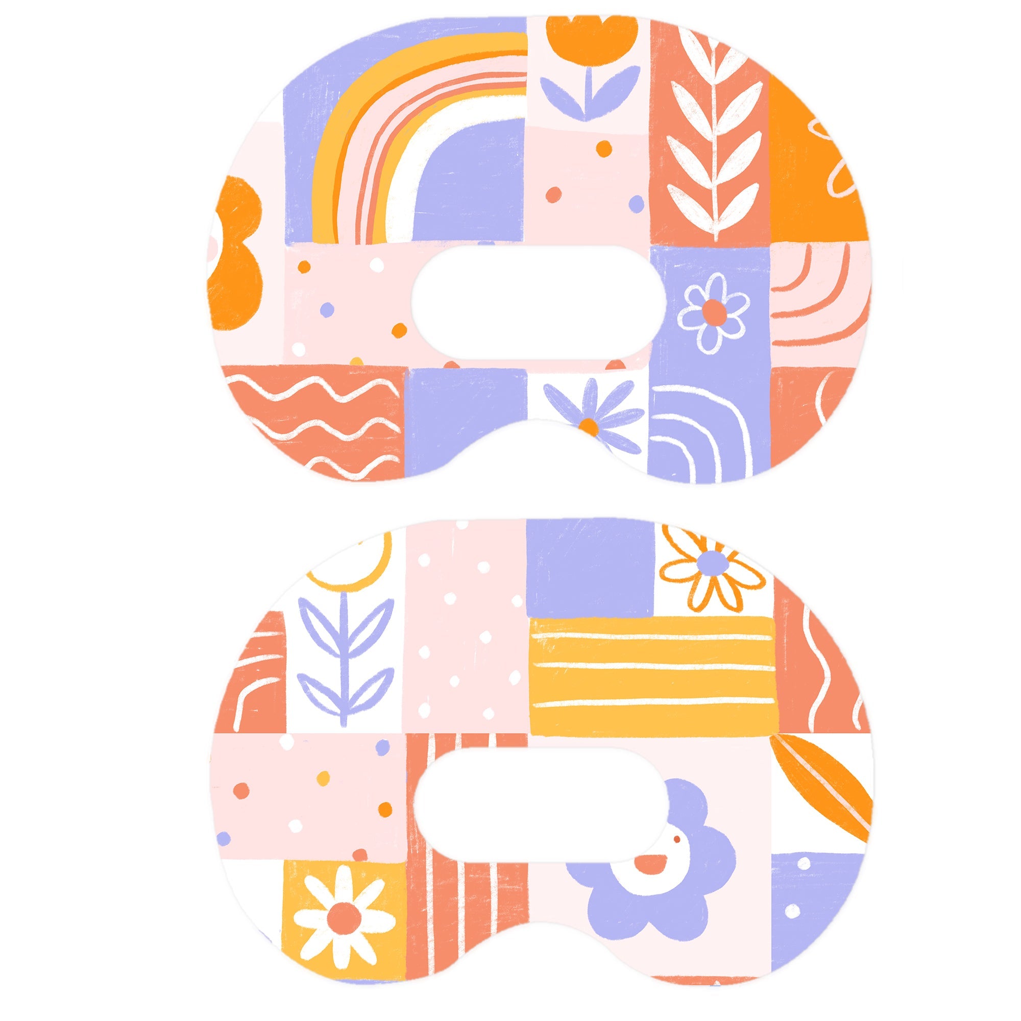 Wildflower Doodle Medtronic Guardian Connect Patch Tape - Pump Peelz Wildflower Doodle Medtronic Guardian Connect Patch Tape - Pump Peelz