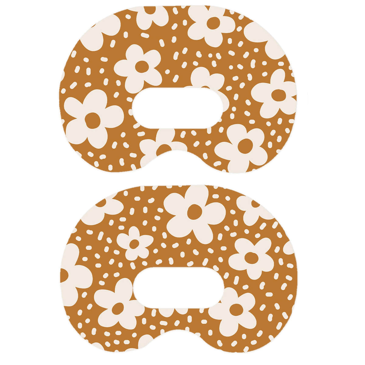 Caramel Daisies Medtronic Guardian Connect Patch Tape - Pump Peelz Caramel Daisies Medtronic Guardian Connect Patch Tape - Pump Peelz