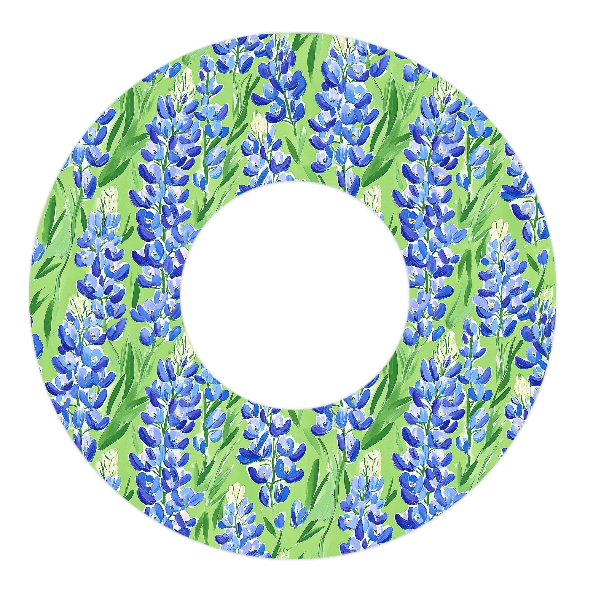 Blue Blooms Freestyle Libre 2 Patch Tape - Pump Peelz Blue Blooms Freestyle Libre 2 Patch Tape - Pump Peelz