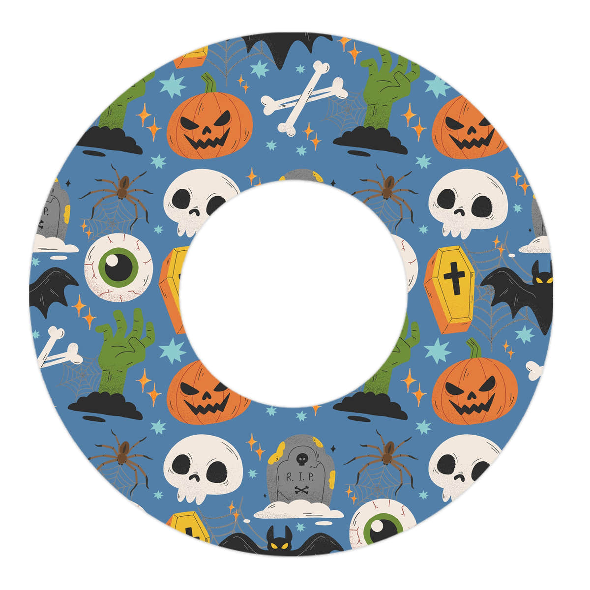 Spooky Night Freestyle Libre 2 Patch Tape - Pump Peelz Spooky Night Freestyle Libre 2 Patch Tape - Pump Peelz