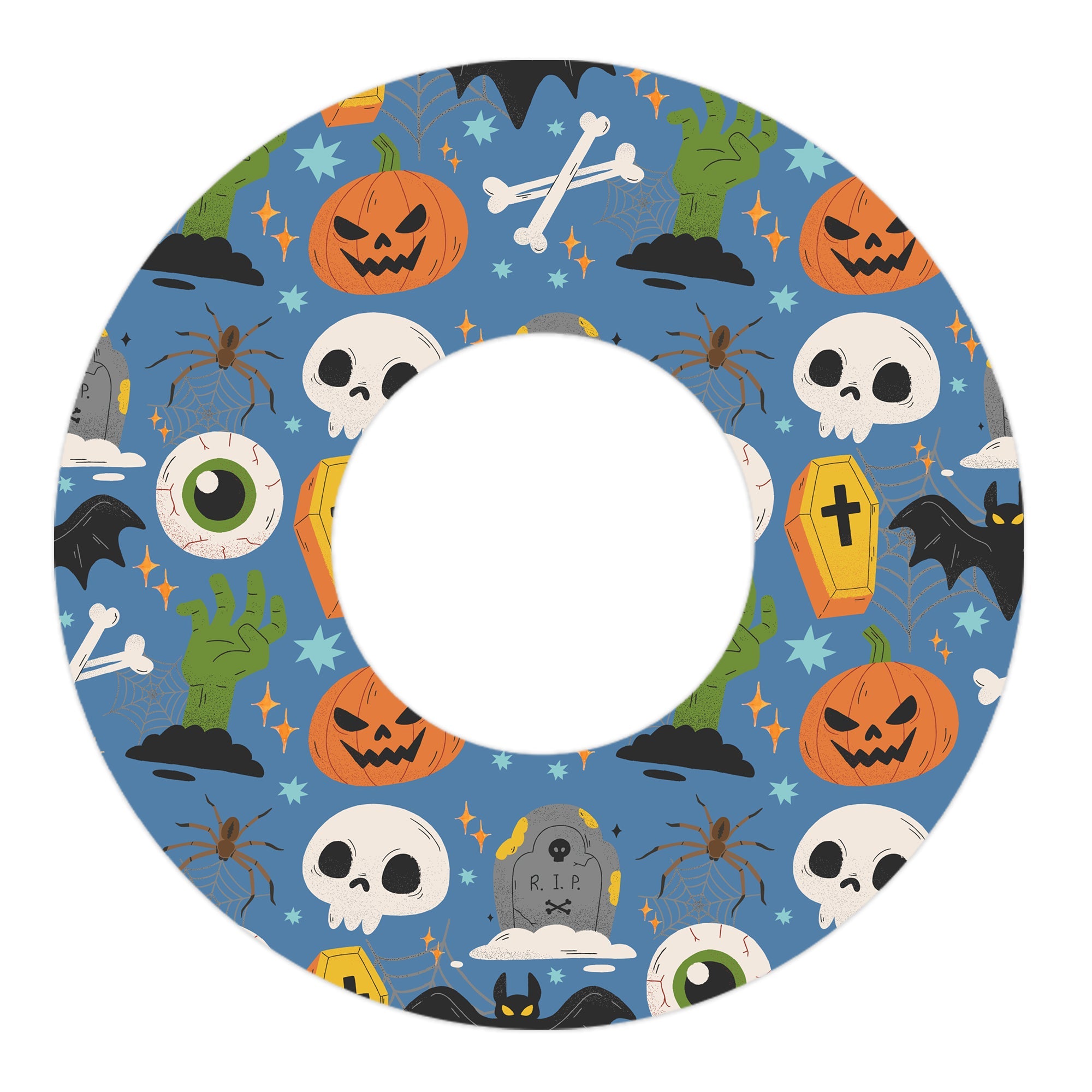 Spooky Night Freestyle Libre 2 Patch Tape - Pump Peelz Spooky Night Freestyle Libre 2 Patch Tape - Pump Peelz