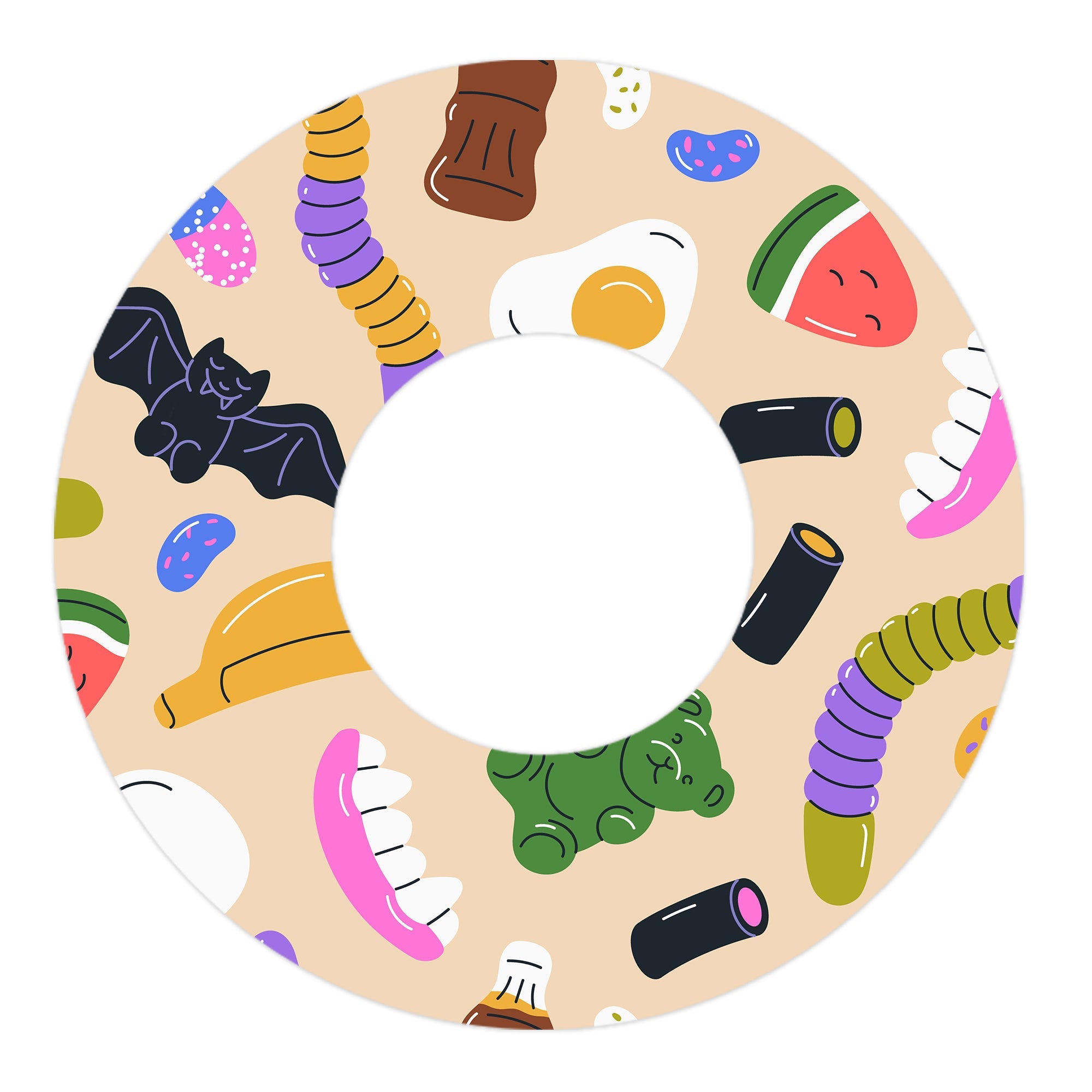 Candy Chaos Freestyle Libre 2 Patch Tape - Pump Peelz Candy Chaos Freestyle Libre 2 Patch Tape - Pump Peelz