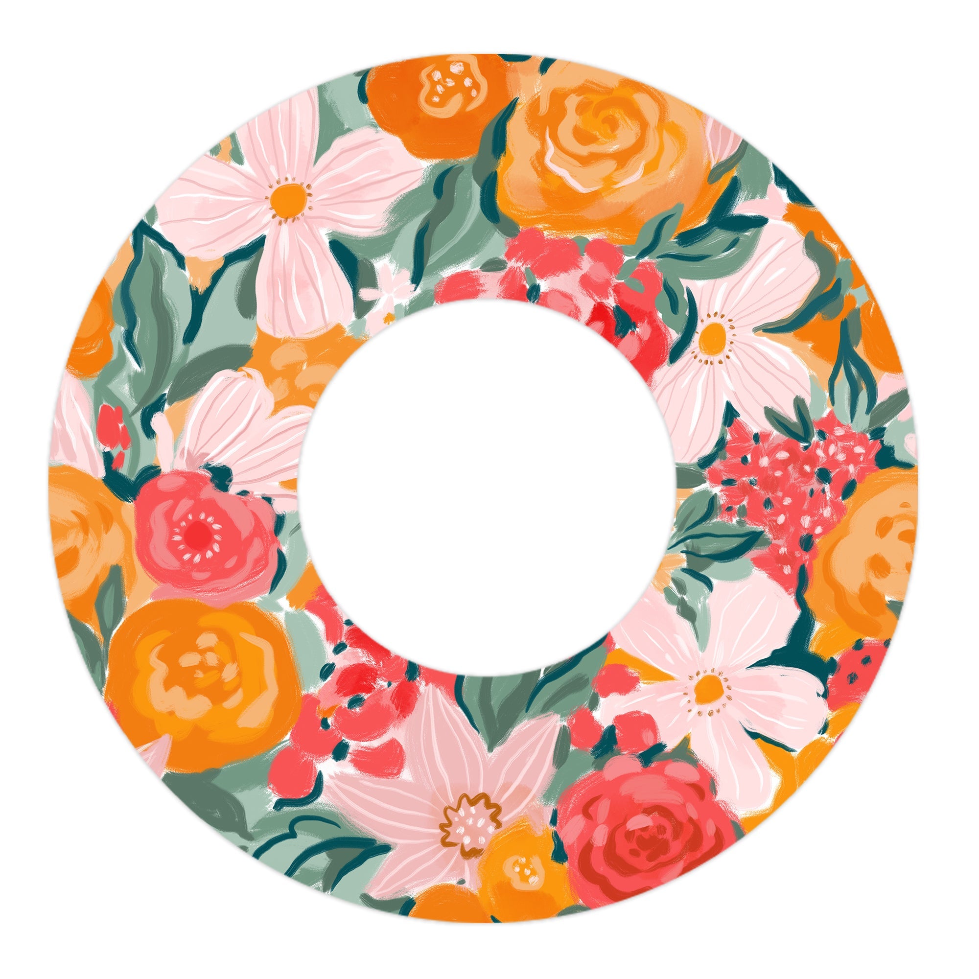 Blush Blossom Freestyle Libre 2 Patch Tape - Pump Peelz Blush Blossom Freestyle Libre 2 Patch Tape - Pump Peelz
