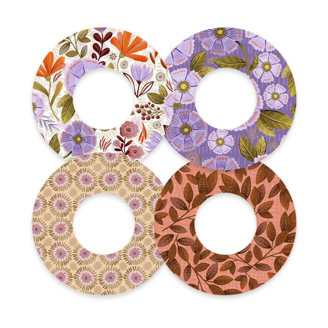 Autumn Blooms Variety Pack for Freestyle Libre 2 Patch Tape - Pump Peelz Autumn Blooms Variety Pack for Freestyle Libre 2 Patch Tape - Pump Peelz