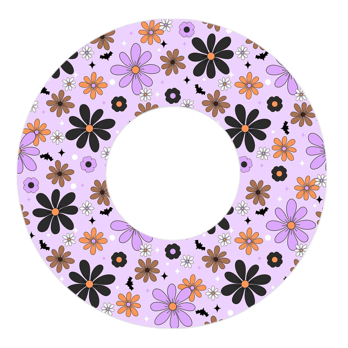 Batty Blooms Freestyle Libre 2 Patch Tape - Pump Peelz Batty Blooms Freestyle Libre 2 Patch Tape - Pump Peelz