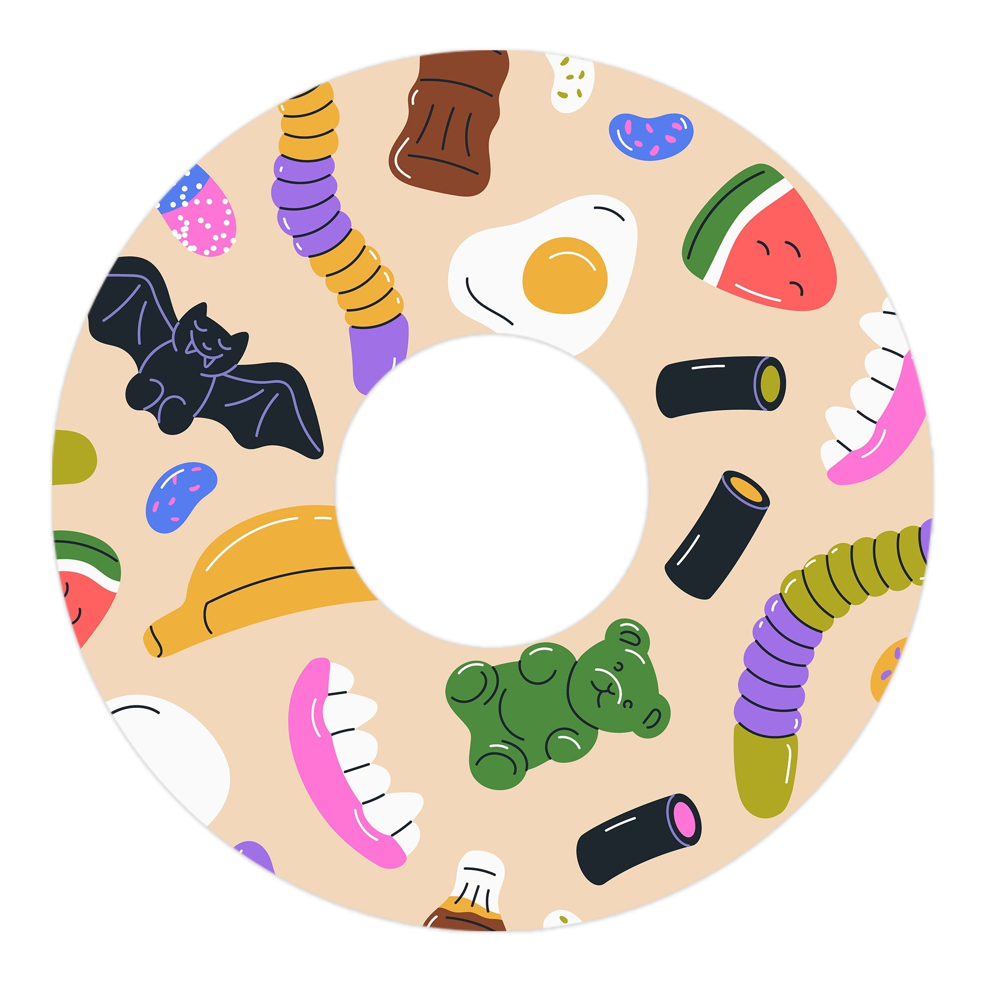 Candy Chaos FreeStyle Libre 3 Plus & Lingo Patch Tape - Pump Peelz Candy Chaos FreeStyle Libre 3 Plus & Lingo Patch Tape - Pump Peelz