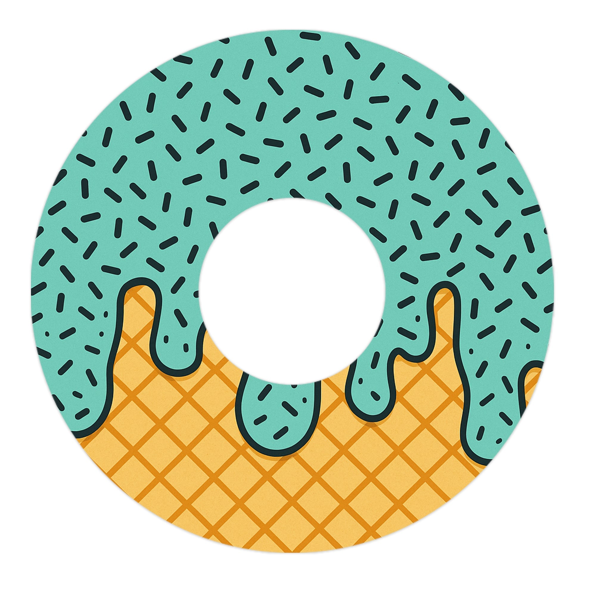 Ice Cream Social FreeStyle Libre 3 Plus & Lingo Patch Tape - Pump Peelz Ice Cream Social FreeStyle Libre 3 Plus & Lingo Patch Tape - Pump Peelz