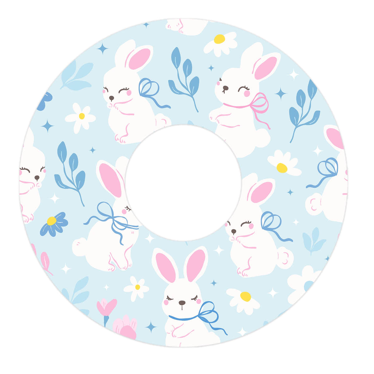 Sweet Bunnies FreeStyle Libre 3 Plus & Lingo Patch Tape - Pump Peelz Sweet Bunnies FreeStyle Libre 3 Plus & Lingo Patch Tape - Pump Peelz