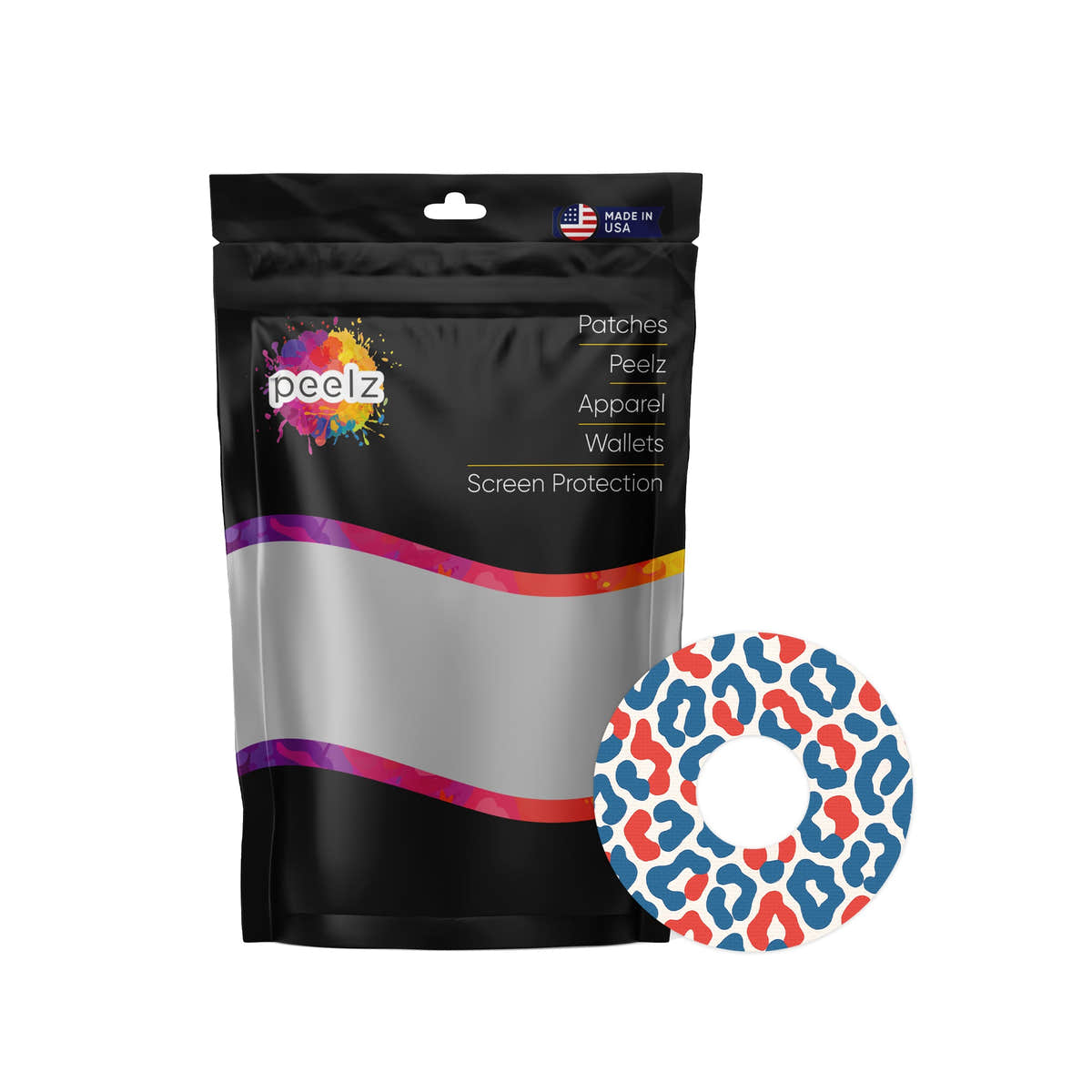 Freedom Fur FreeStyle Libre 3 Plus & Lingo Patch Tape - Pump Peelz Freedom Fur FreeStyle Libre 3 Plus & Lingo Patch Tape - Pump Peelz