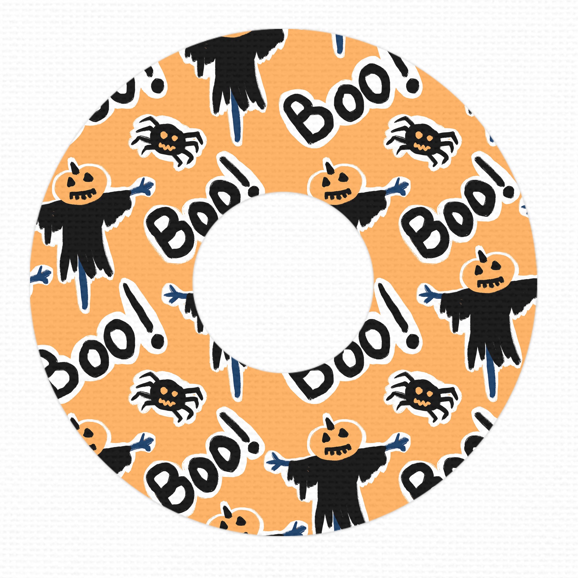 Pumpkin Boo FreeStyle Libre 3 Plus & Lingo Patch Tape - Pump Peelz Pumpkin Boo FreeStyle Libre 3 Plus & Lingo Patch Tape - Pump Peelz