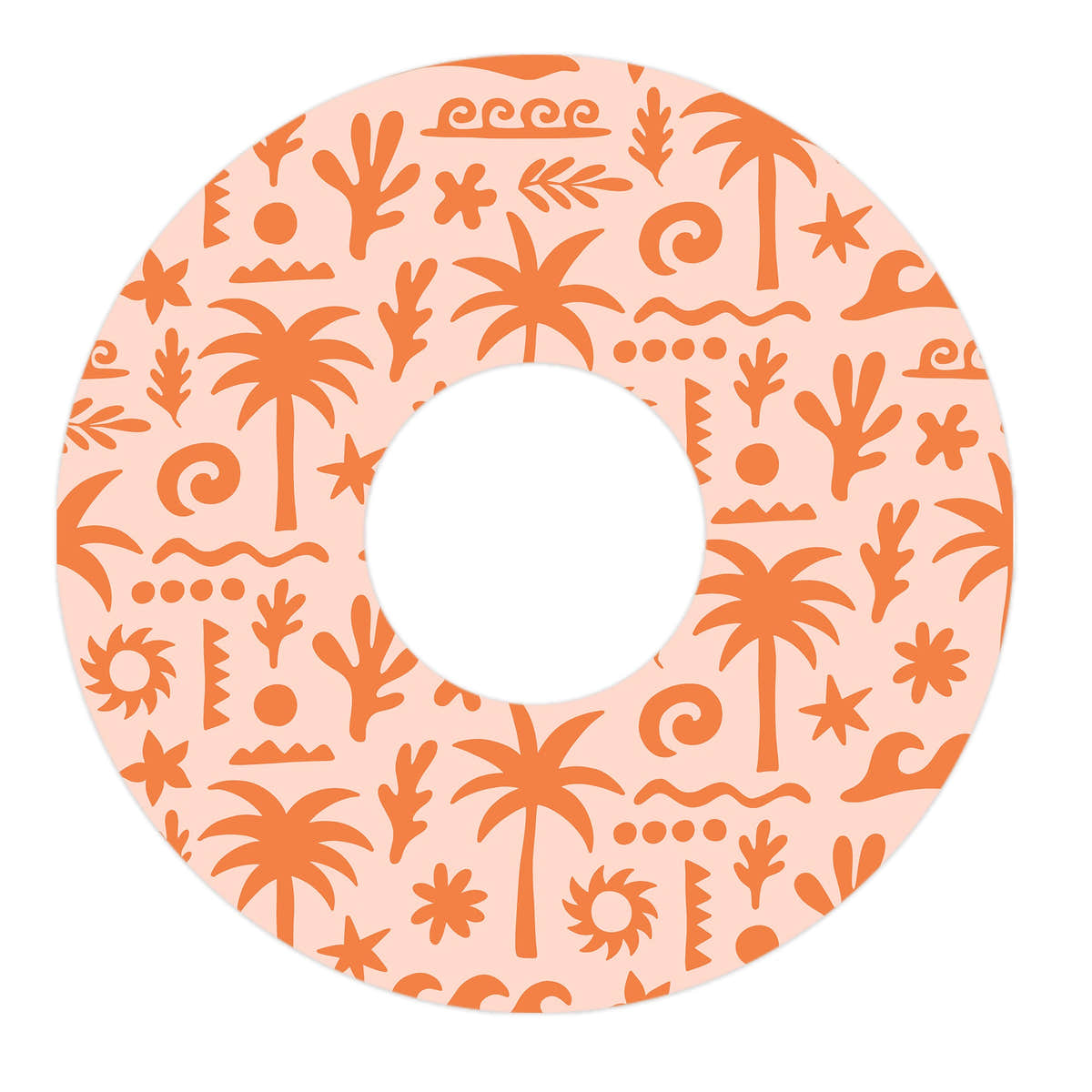 Terracotta Tides FreeStyle Libre 3 Plus & Lingo Patch Tape - Pump Peelz Terracotta Tides FreeStyle Libre 3 Plus & Lingo Patch Tape - Pump Peelz