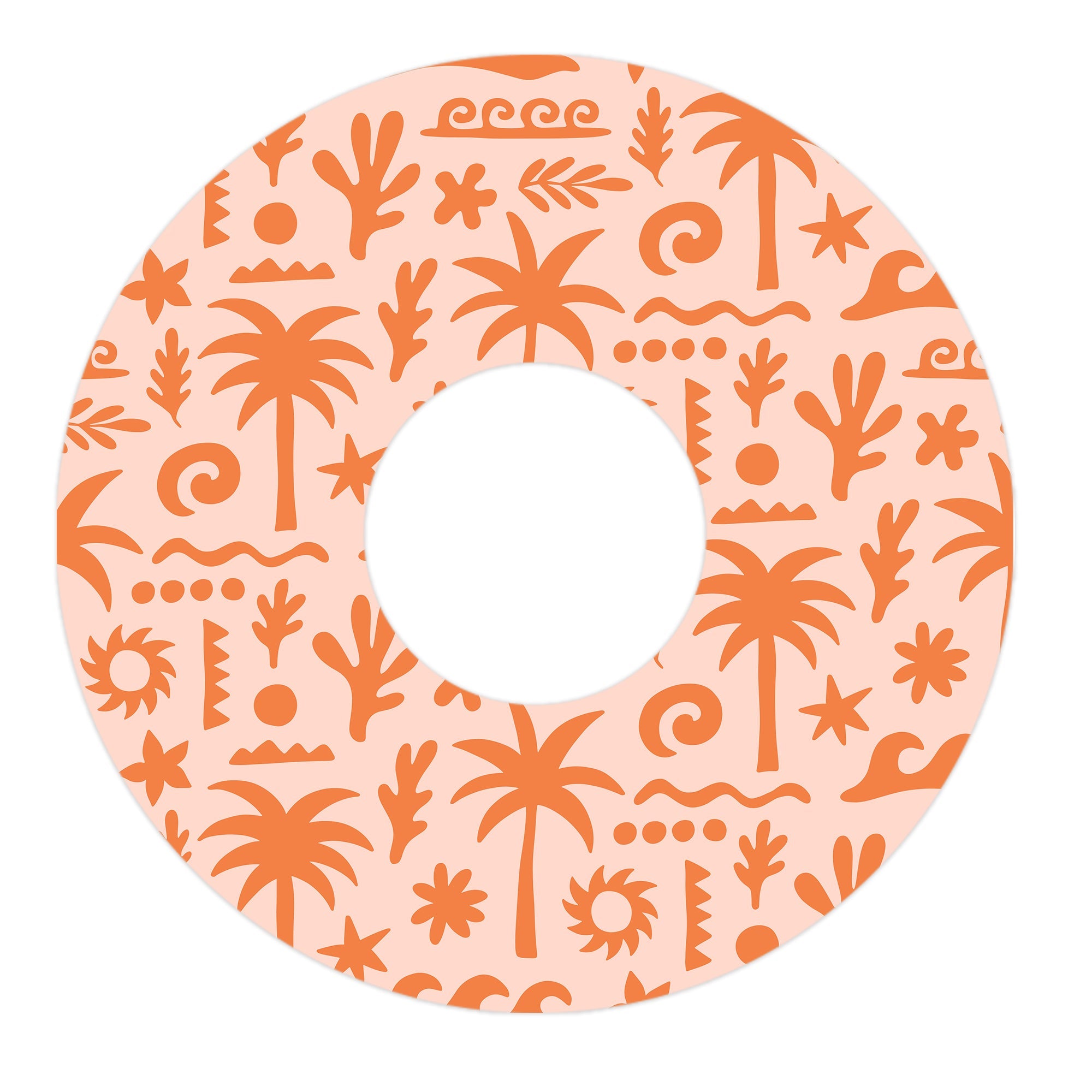 Terracotta Tides FreeStyle Libre 3 Plus & Lingo Patch Tape - Pump Peelz Terracotta Tides FreeStyle Libre 3 Plus & Lingo Patch Tape - Pump Peelz