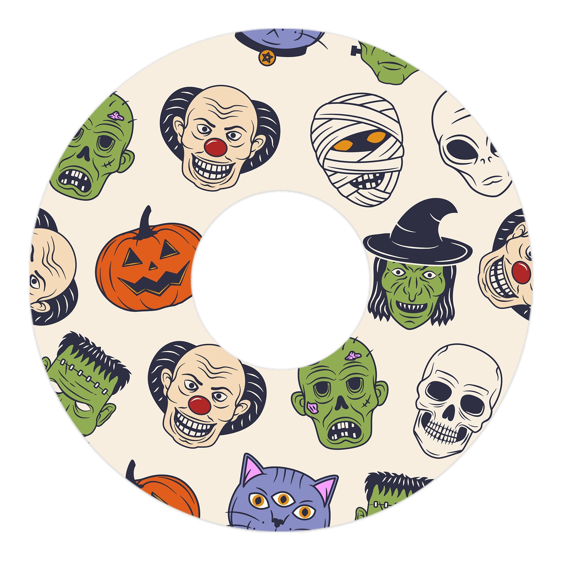 Monster Mash FreeStyle Libre 3 Plus & Lingo Patch Tape - Pump Peelz Monster Mash FreeStyle Libre 3 Plus & Lingo Patch Tape - Pump Peelz