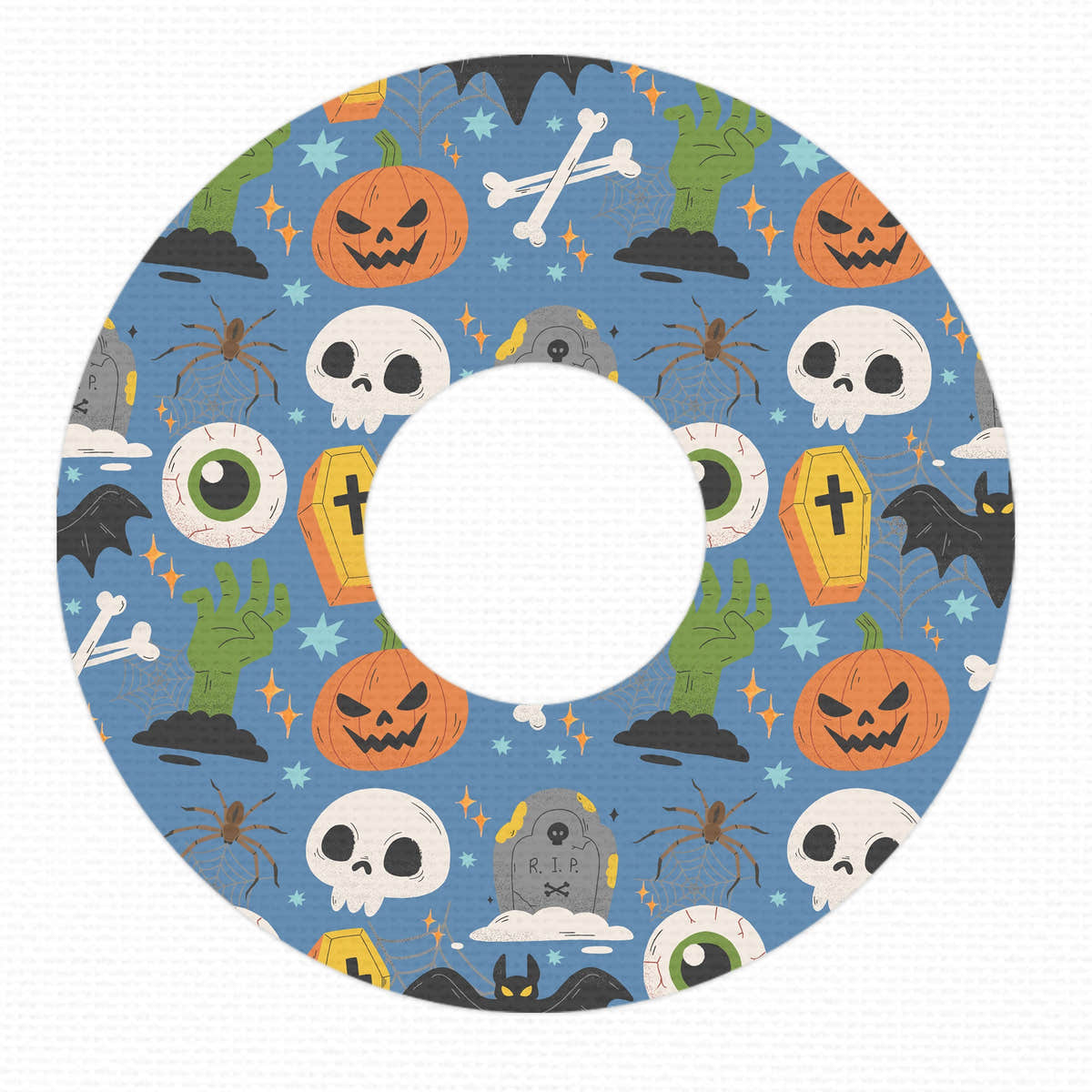 Spooky Night FreeStyle Libre 3 Plus & Lingo Patch Tape - Pump Peelz Spooky Night FreeStyle Libre 3 Plus & Lingo Patch Tape - Pump Peelz