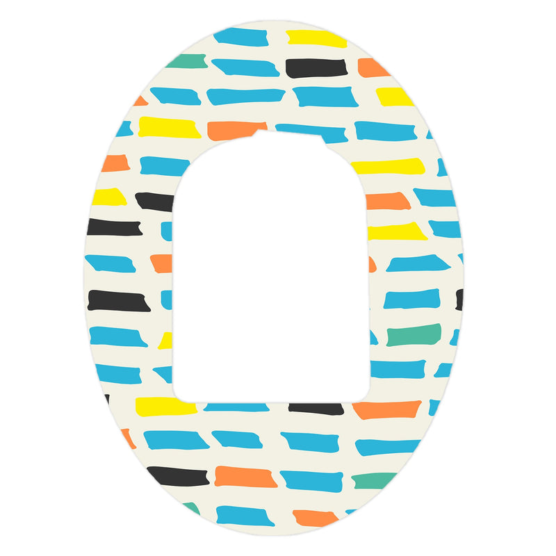 Colorful Sticks Pod Patch Tape - Pump Peelz Colorful Sticks Pod Patch Tape - Pump Peelz