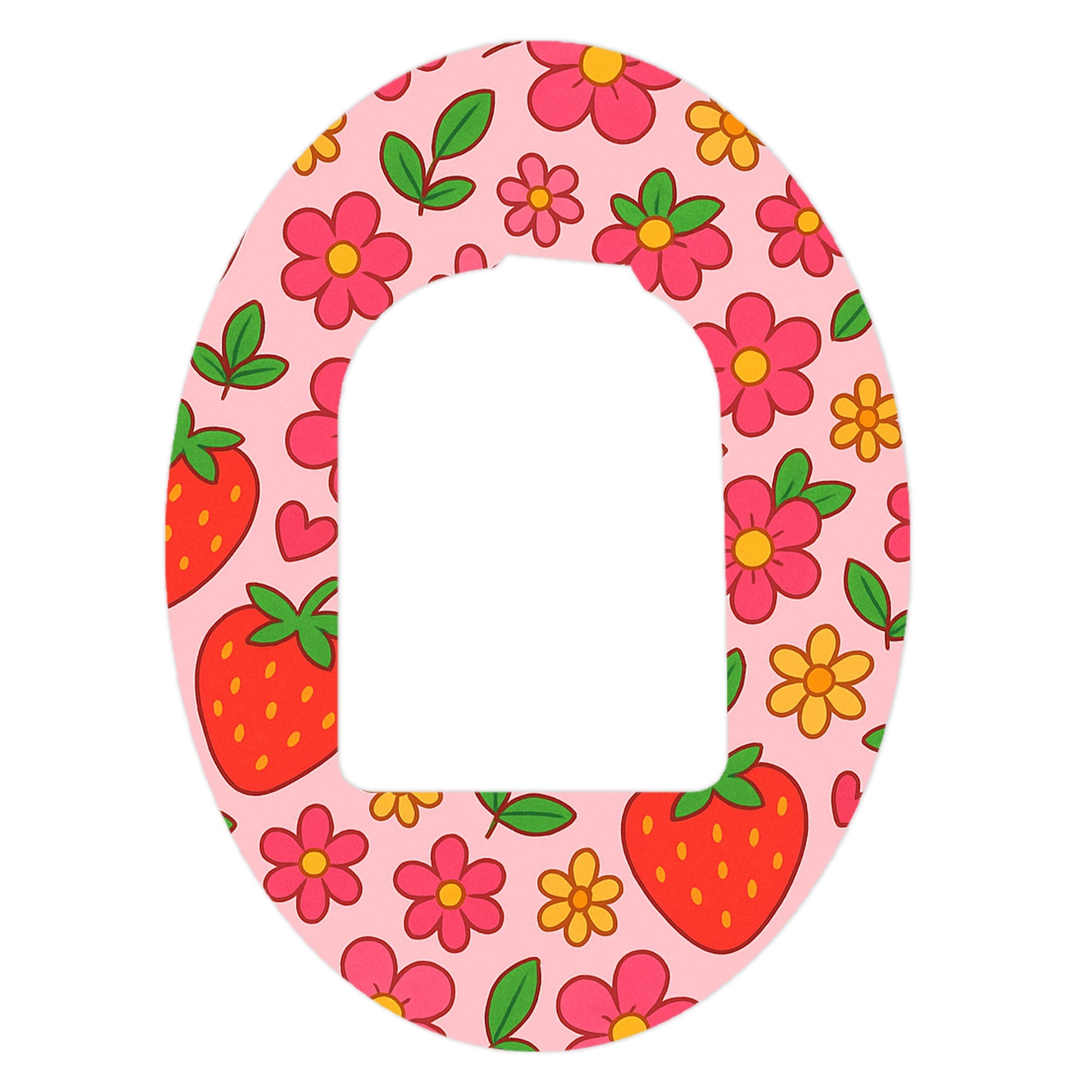 Strawberry Garden Pod Patch Tape - Pump Peelz Strawberry Garden Pod Patch Tape - Pump Peelz