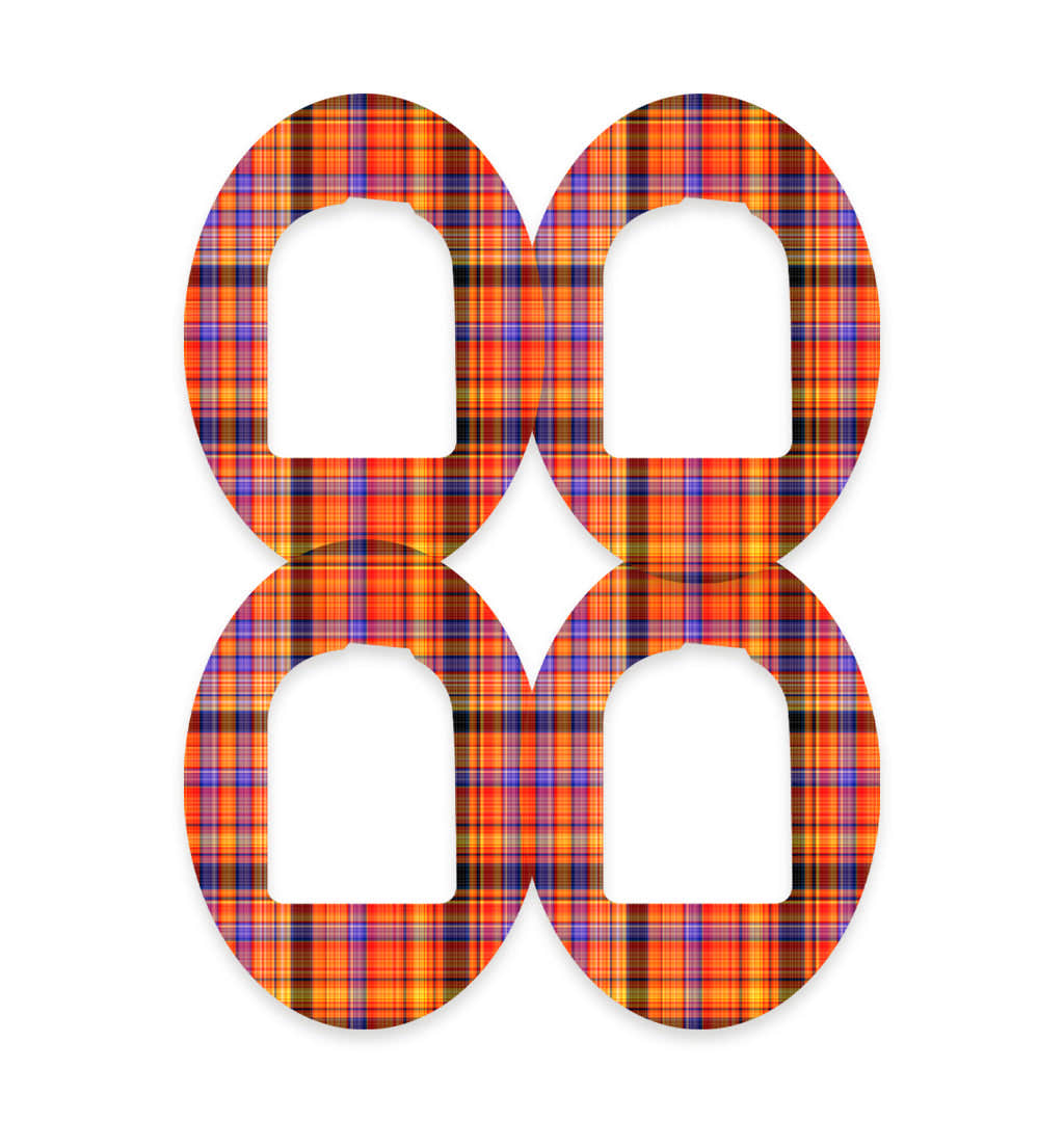 Pumpkin Plaid Pod Patch Tape - Pump Peelz Pumpkin Plaid Pod Patch Tape - Pump Peelz