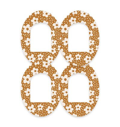 Caramel Daisies Pod Patch Tape - Pump Peelz Caramel Daisies Pod Patch Tape - Pump Peelz