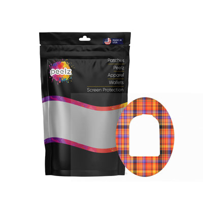Pumpkin Plaid Pod Patch Tape - Pump Peelz Pumpkin Plaid Pod Patch Tape - Pump Peelz