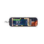 Lava Flow Sticker for Bayer Contour Next Glucometer Lava Flow Sticker for Bayer Contour Next Glucometer