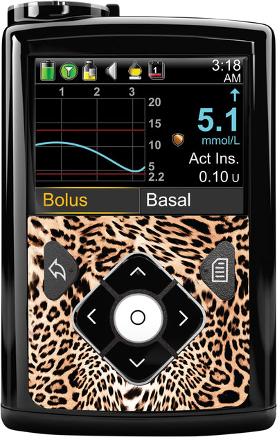 Leopard Print Sticker for Medtronic MiniMed 770G & 780G Leopard Print Sticker for Medtronic MiniMed 770G & 780G